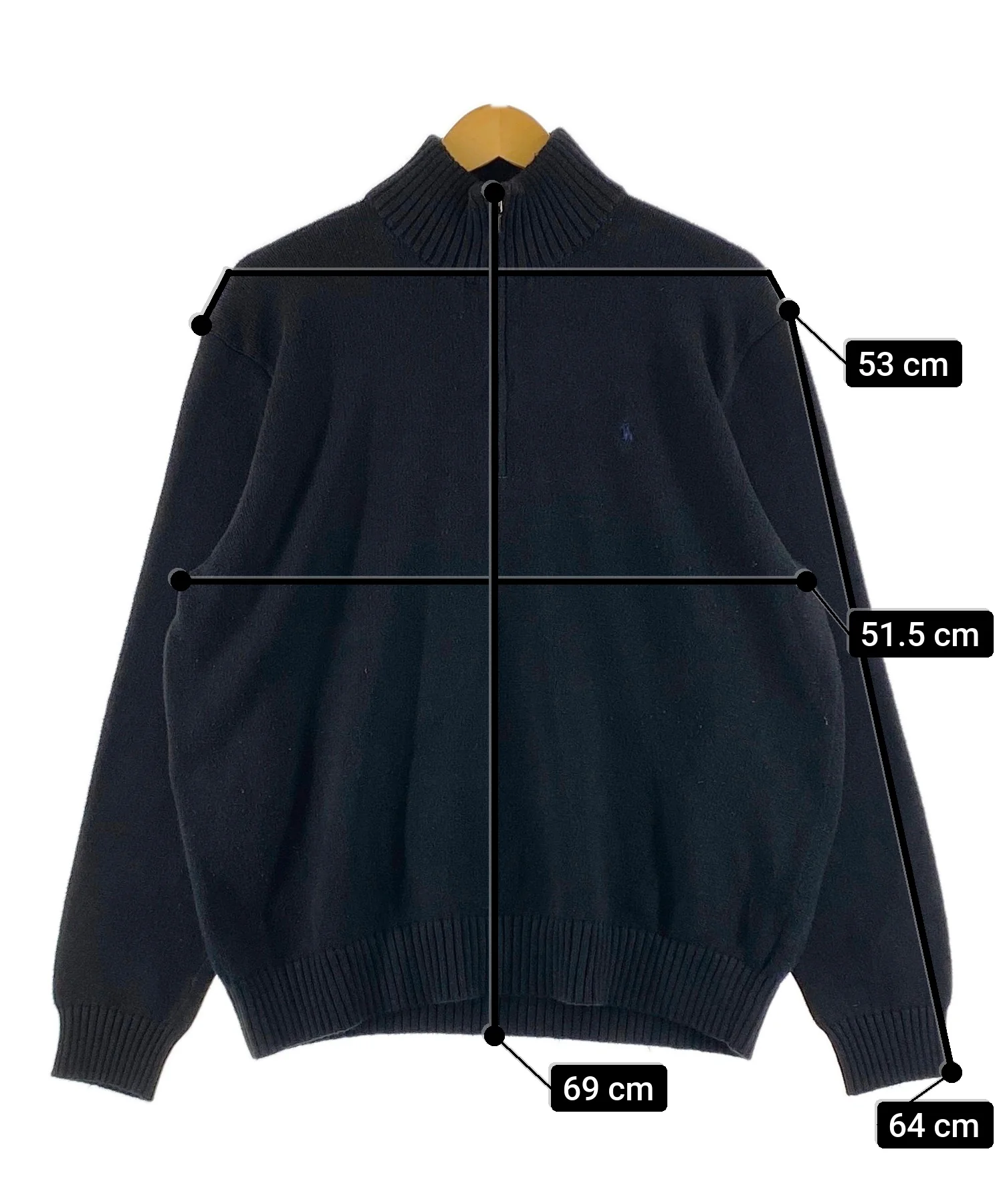 Ralph LaurenブランドハーフZIPニット - Image 6