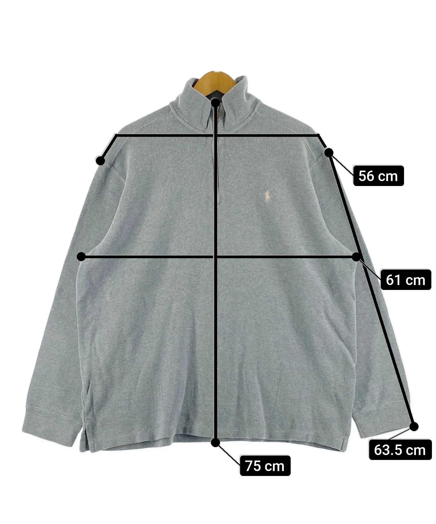 Ralph LaurenブランドハーフZIPニット - Image 7