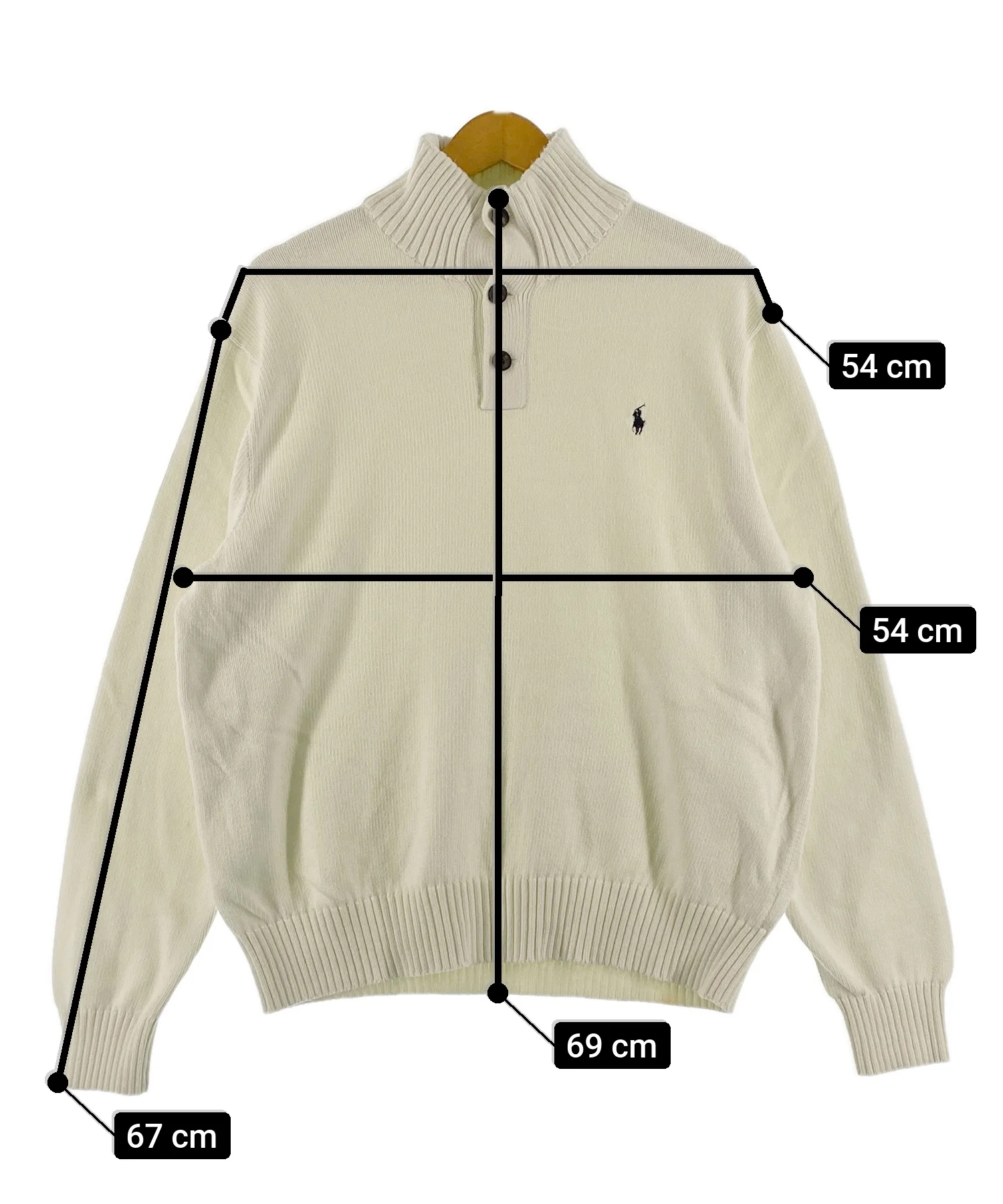 Ralph LaurenブランドハーフZIPニット - Image 7