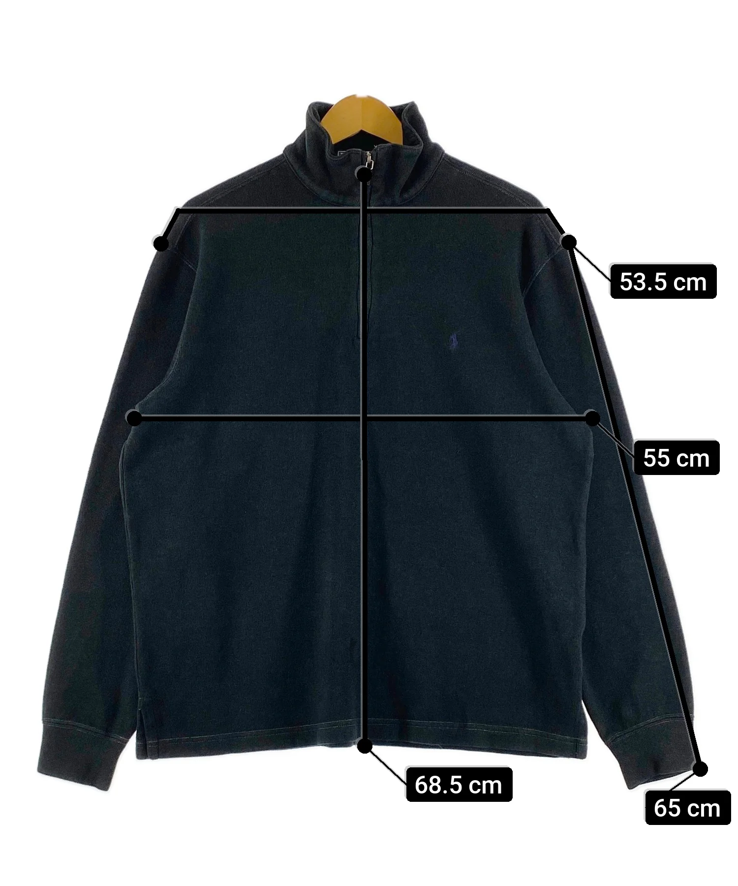 Ralph LaurenブランドハーフZIPニット - Image 8