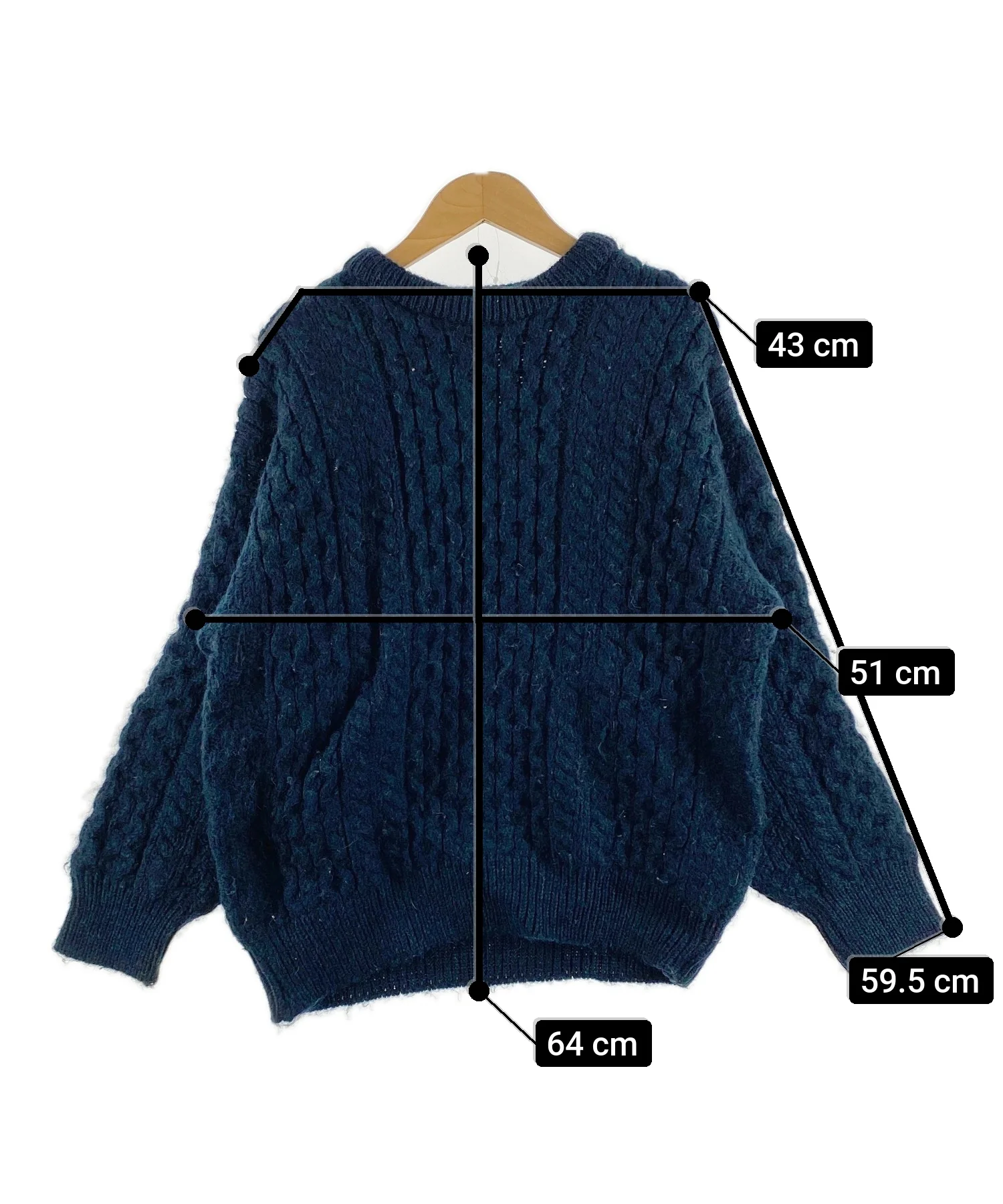 aran craftsフィッシャーマンニット - Image 5