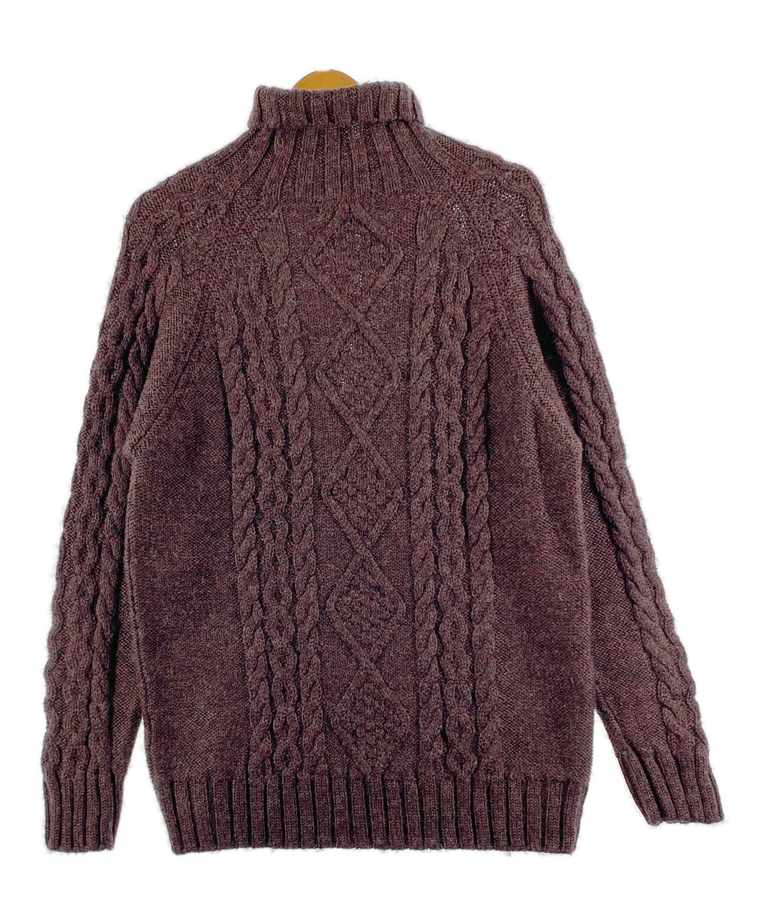 Wool Oversフィッシャーマンニット - Image 2
