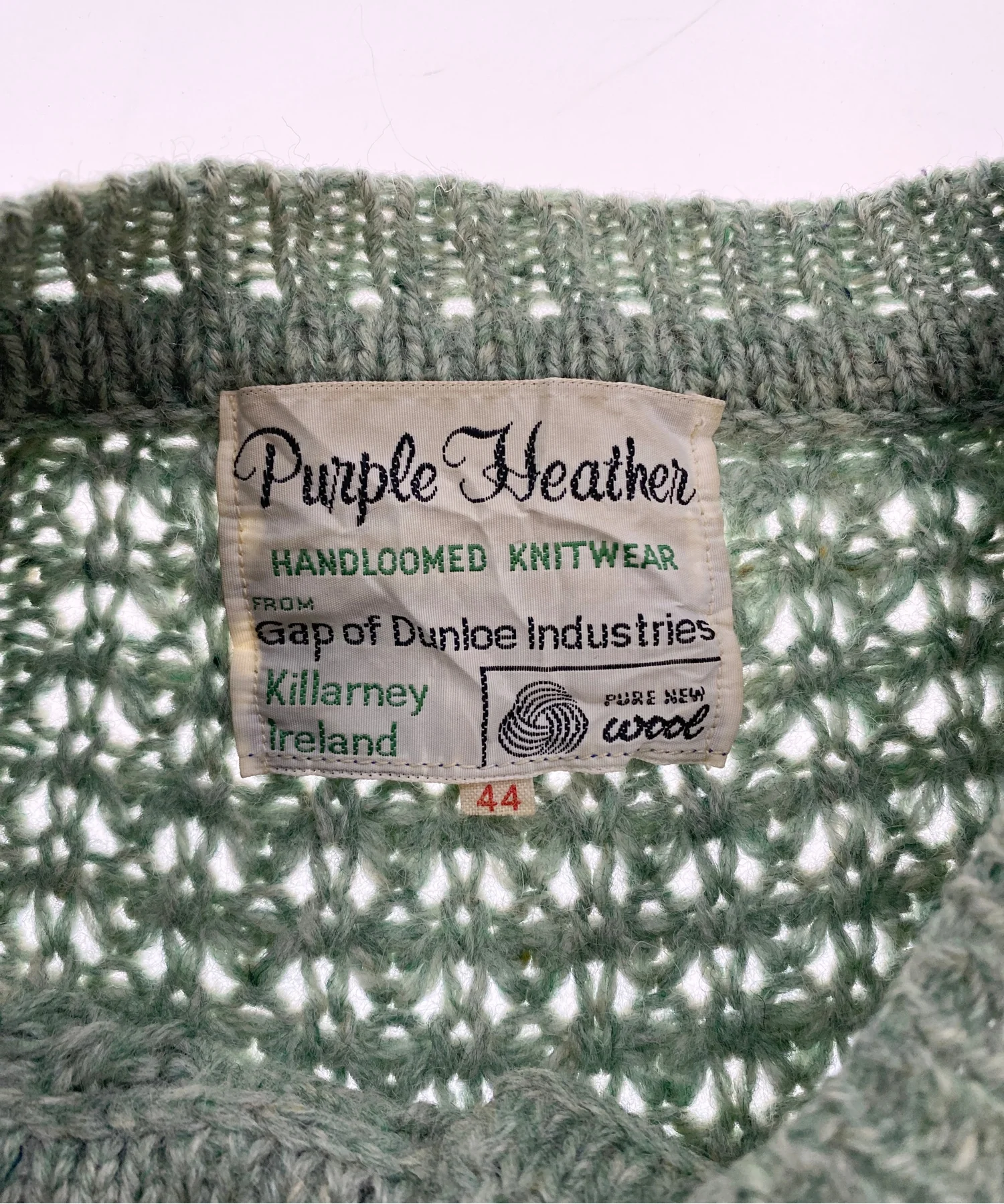 Purple Heatherフィッシャーマンニット - Image 3