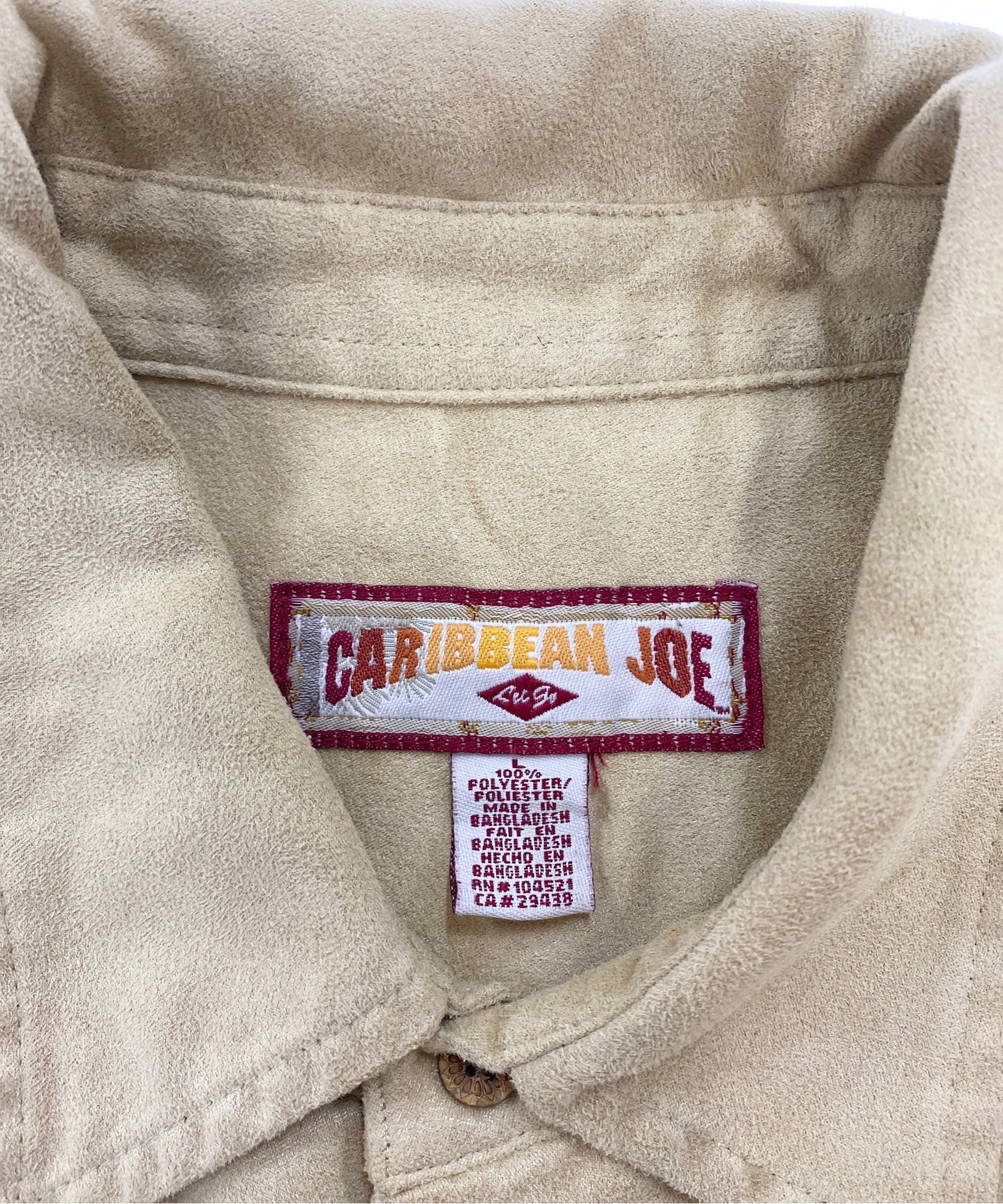 CARIBBEAN JOEフェイクスウェードシャツ - Image 3