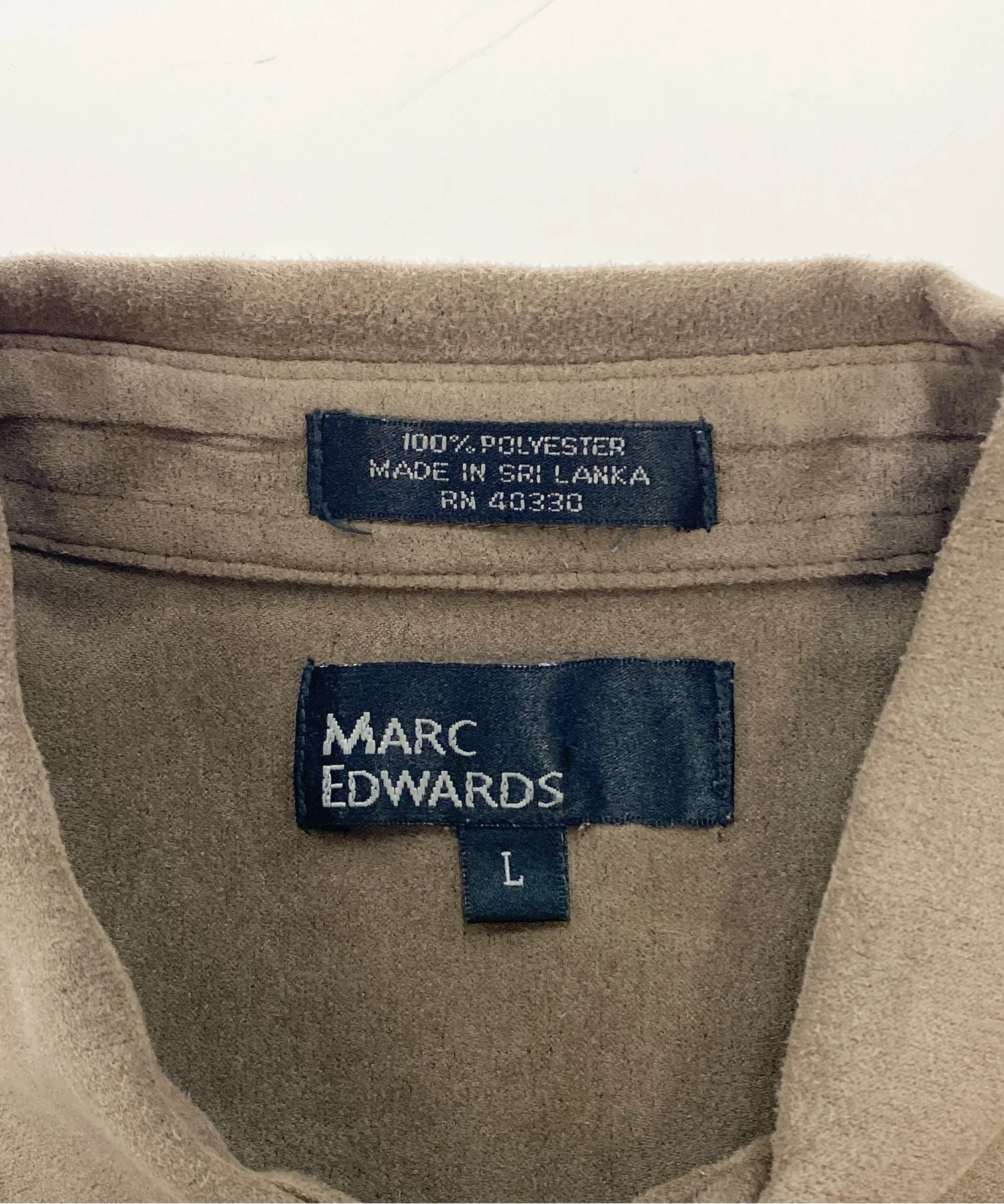 MARC EDWARDSフェイクスウェードシャツ - Image 3