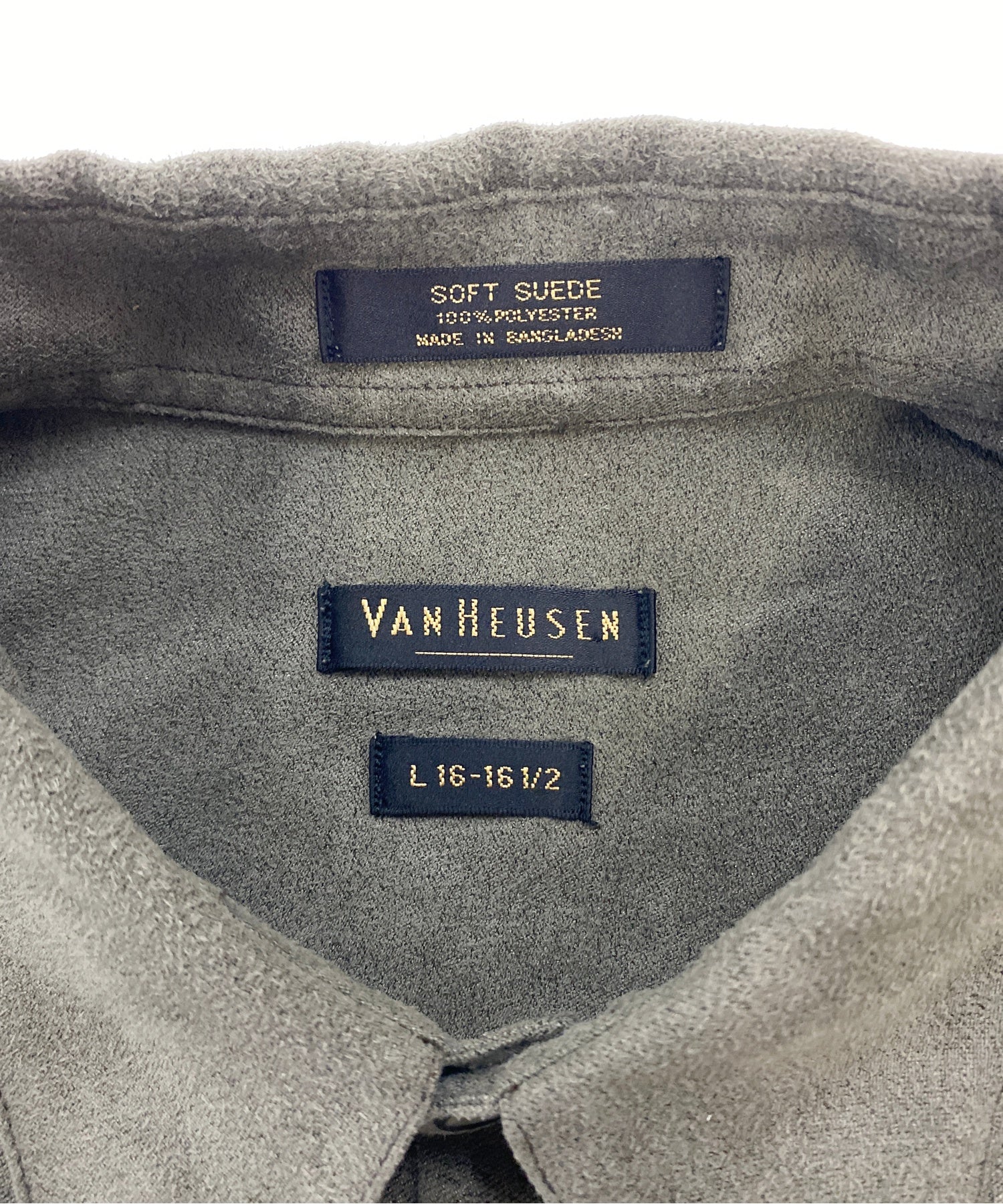 VAN HEUSENフェイクスウェードシャツ - Image 3