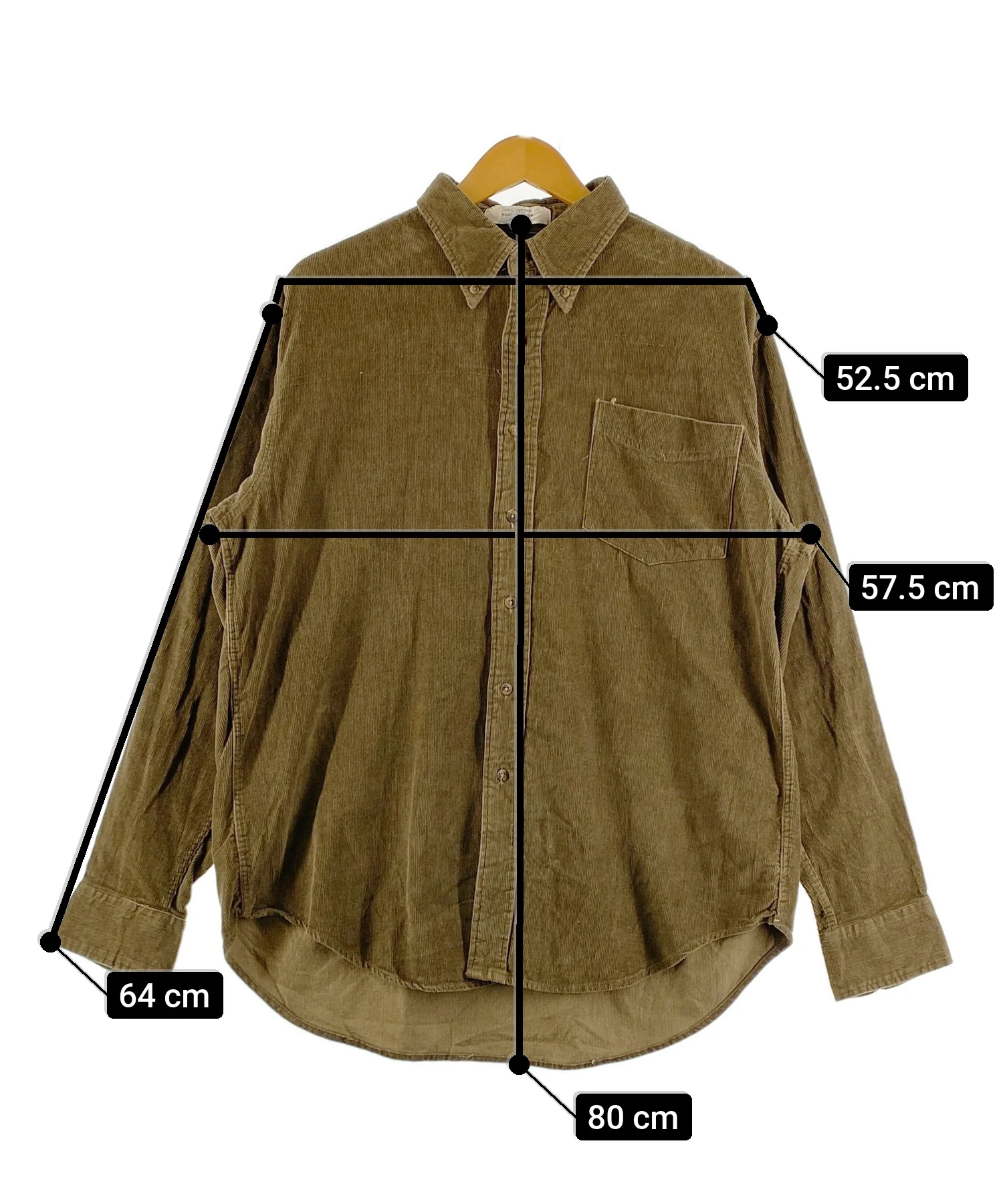 JOHN ASHFORD SPORTコーデュロイシャツ - Image 5