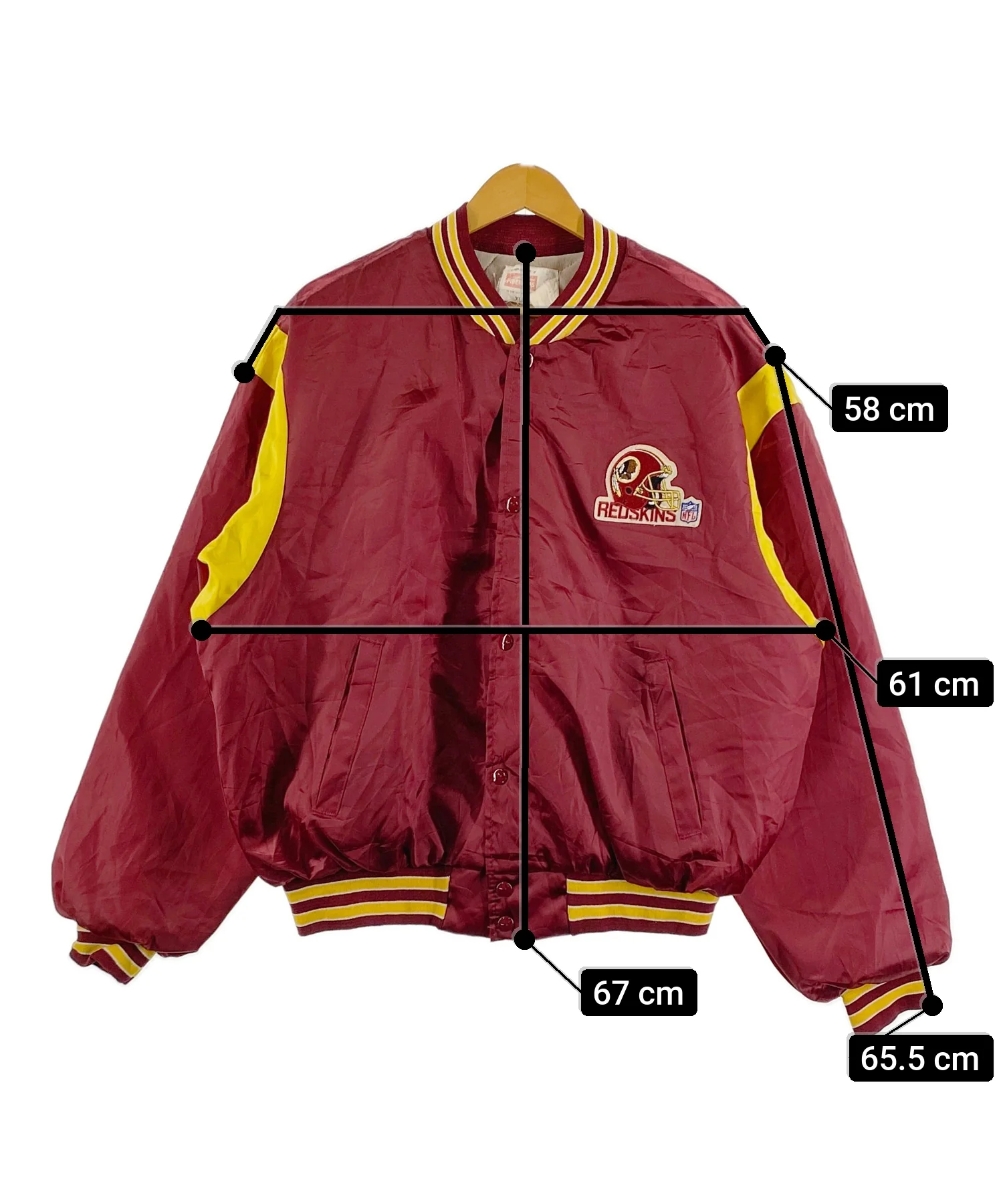 REDSKINSナイロンスタジャン - Image 6