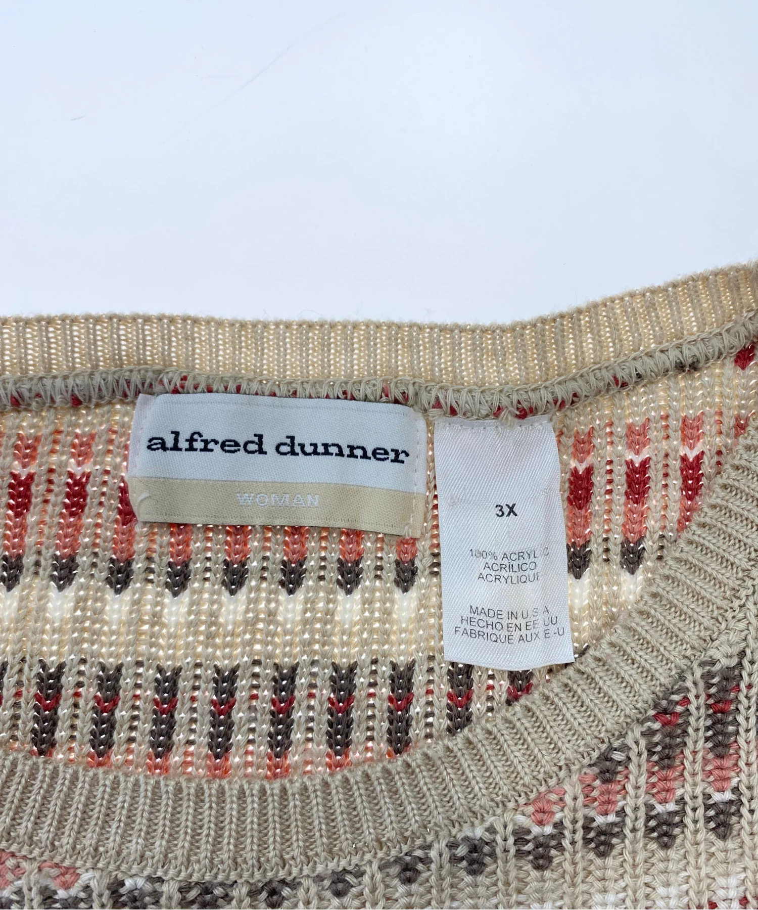alfred dunner80'sニット - Image 3
