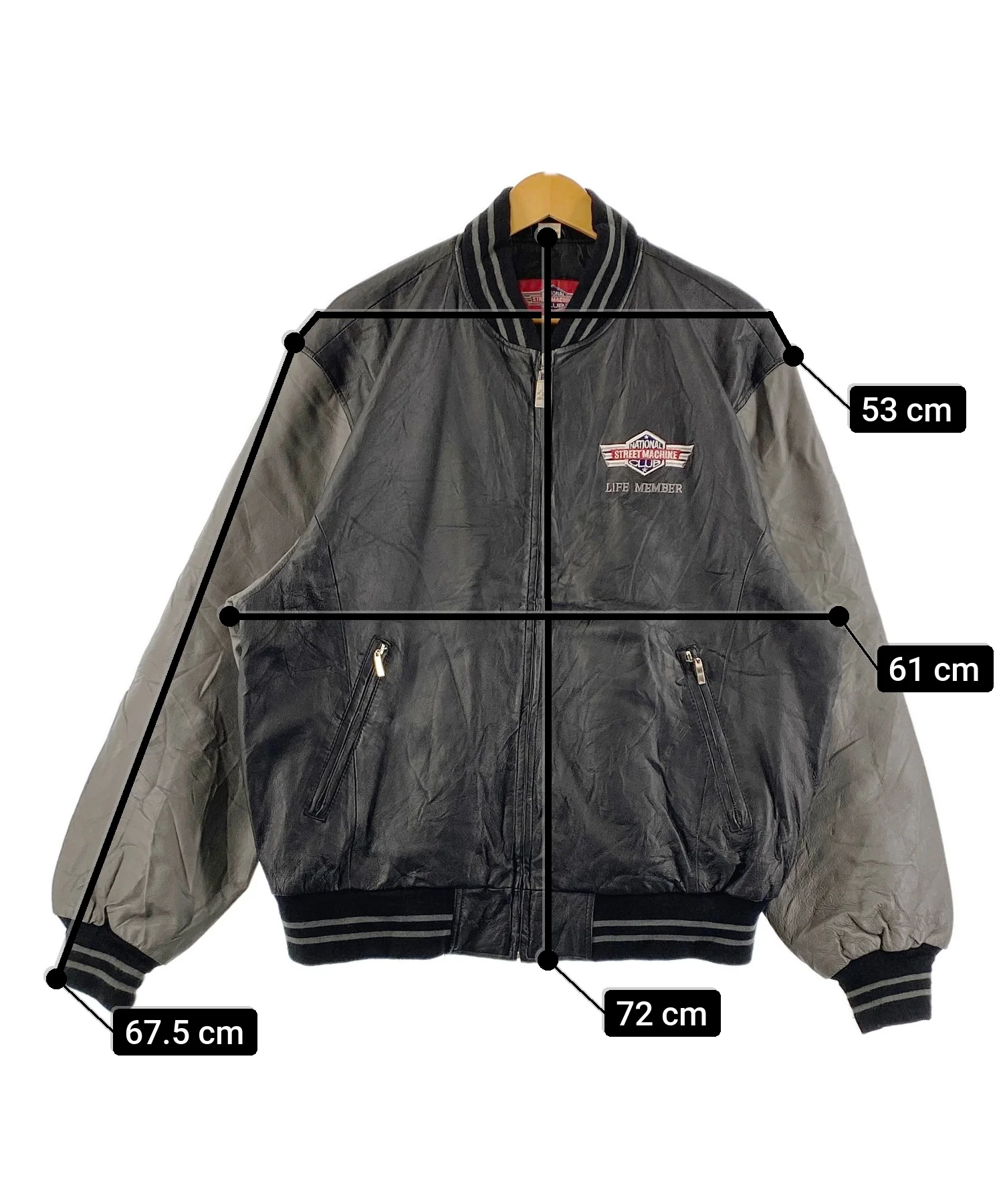 NATIONAL STREET MACHINE CLUBレザージャケット - Image 7