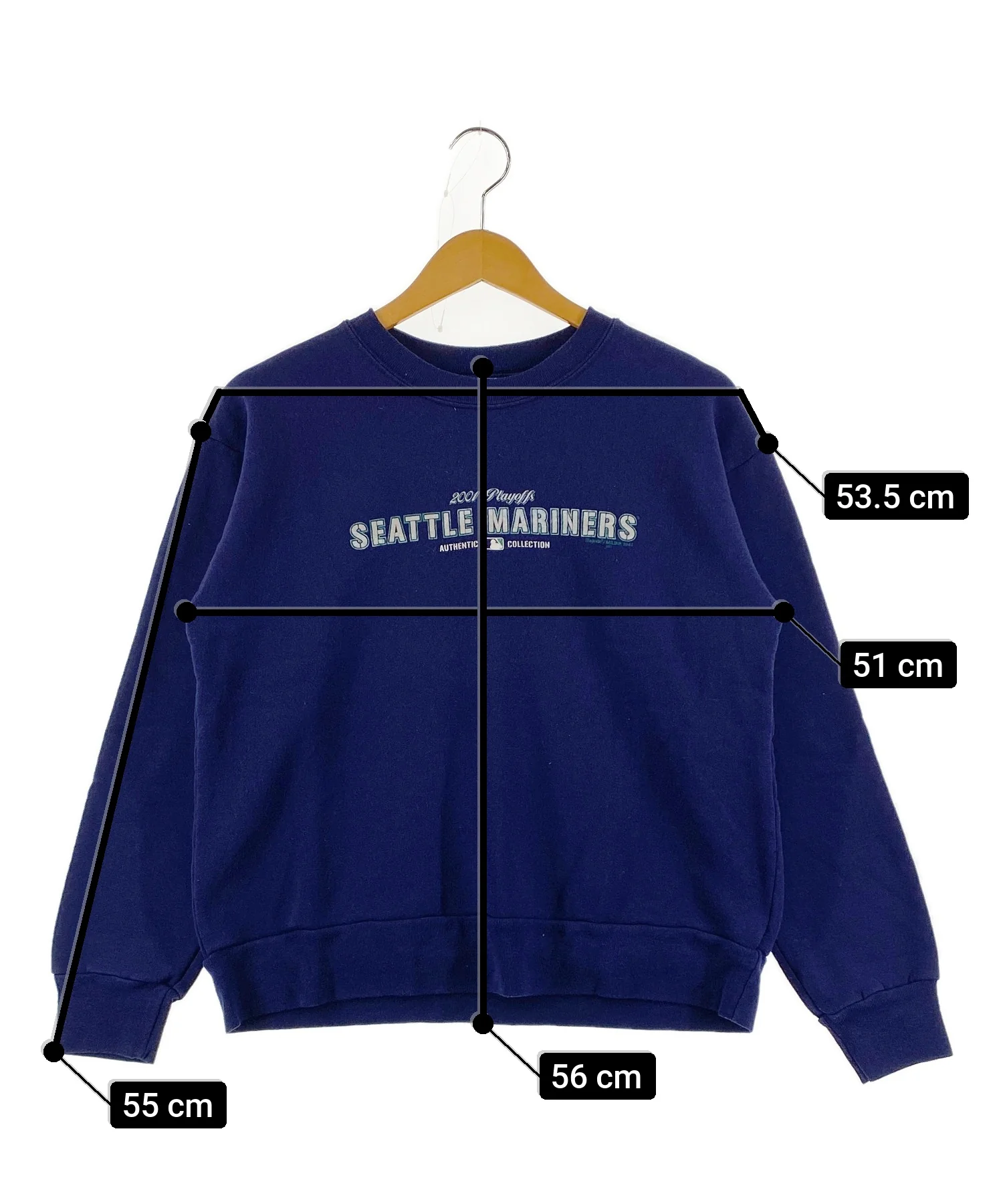 SEATLE MARINERSチームロゴスウェット - Image 6