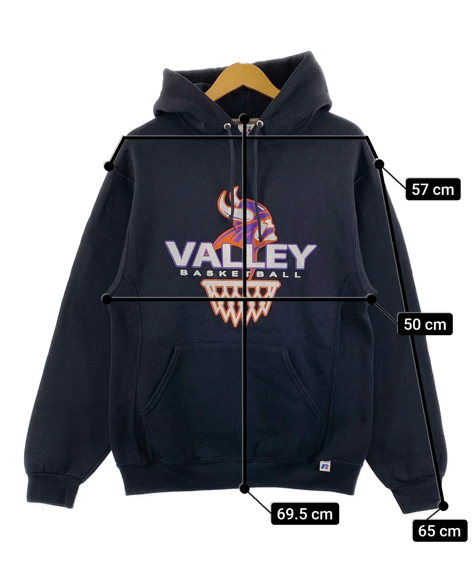 VALLEY BASKETBALLチームロゴスウェット - Image 8
