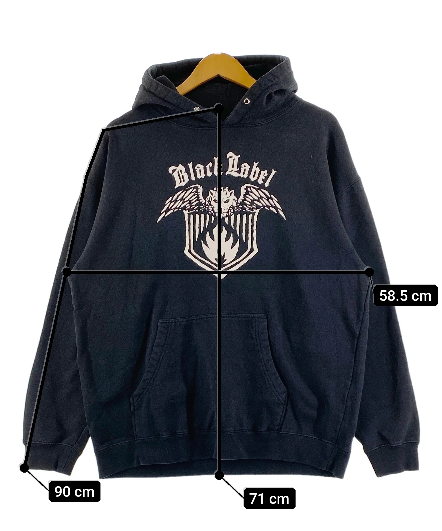 Black Labelストリートブランドスウェット - Image 6