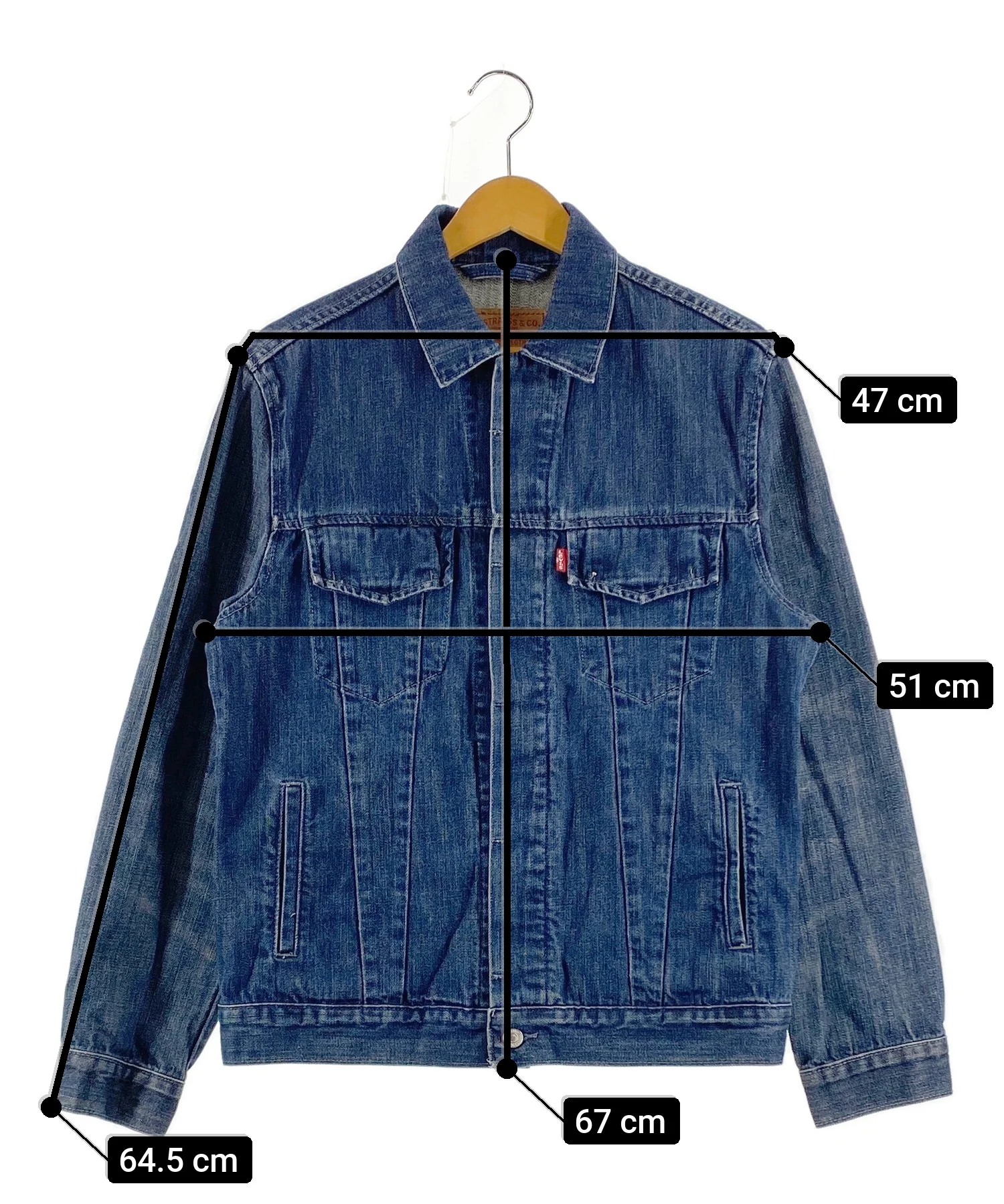 Levi'sブランドデニムジャケット - Image 6