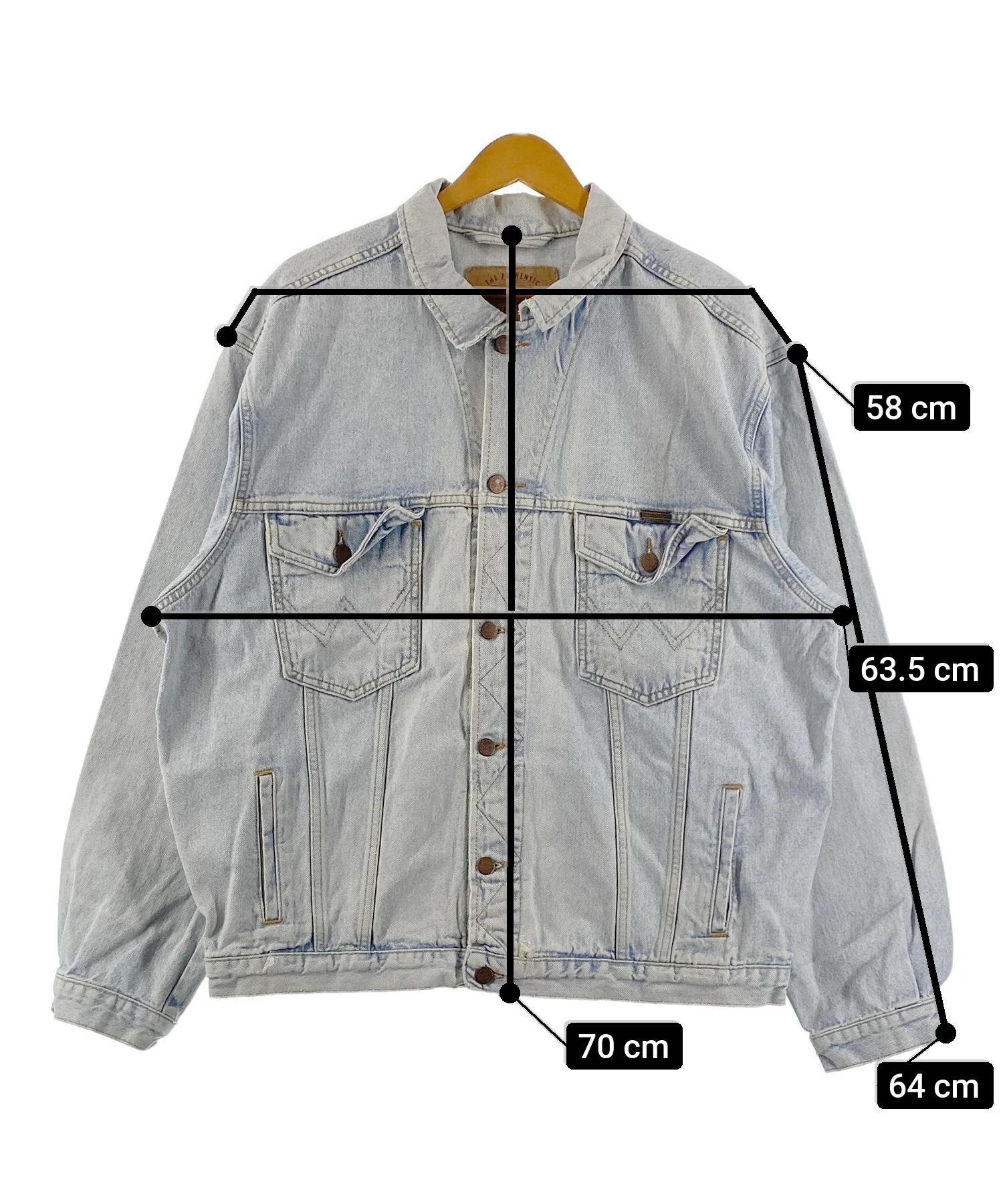 Wranglerブランドデニムジャケット - Image 8
