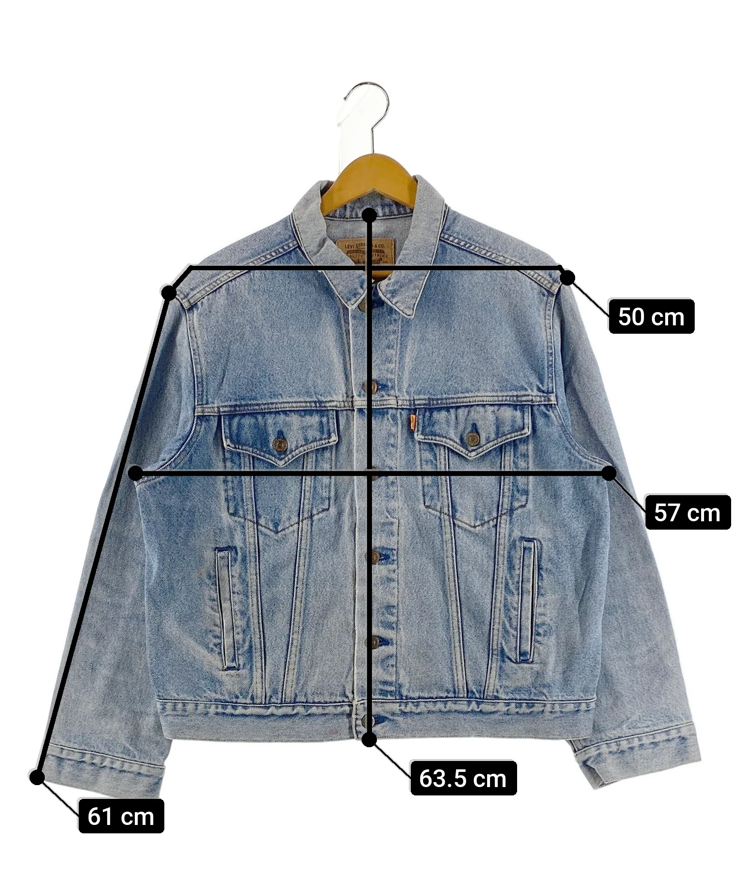 Levi'sブランドデニムジャケット - Image 6
