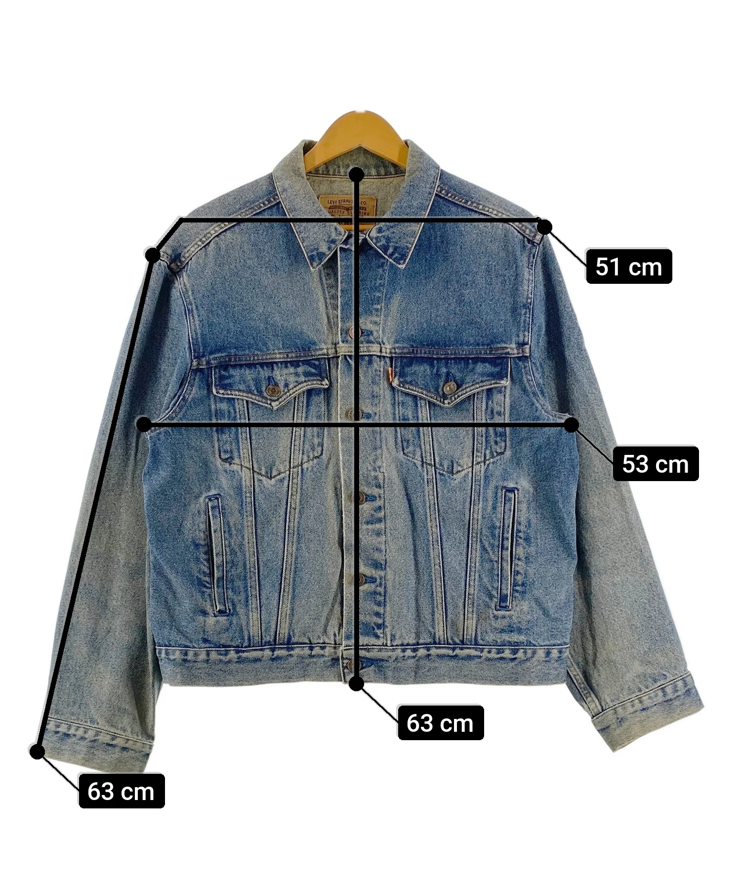 Levi'sブランドデニムジャケット - Image 6