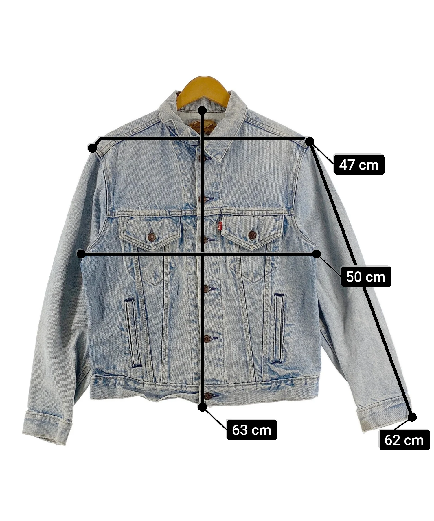 Levi'sブランドデニムジャケット - Image 8