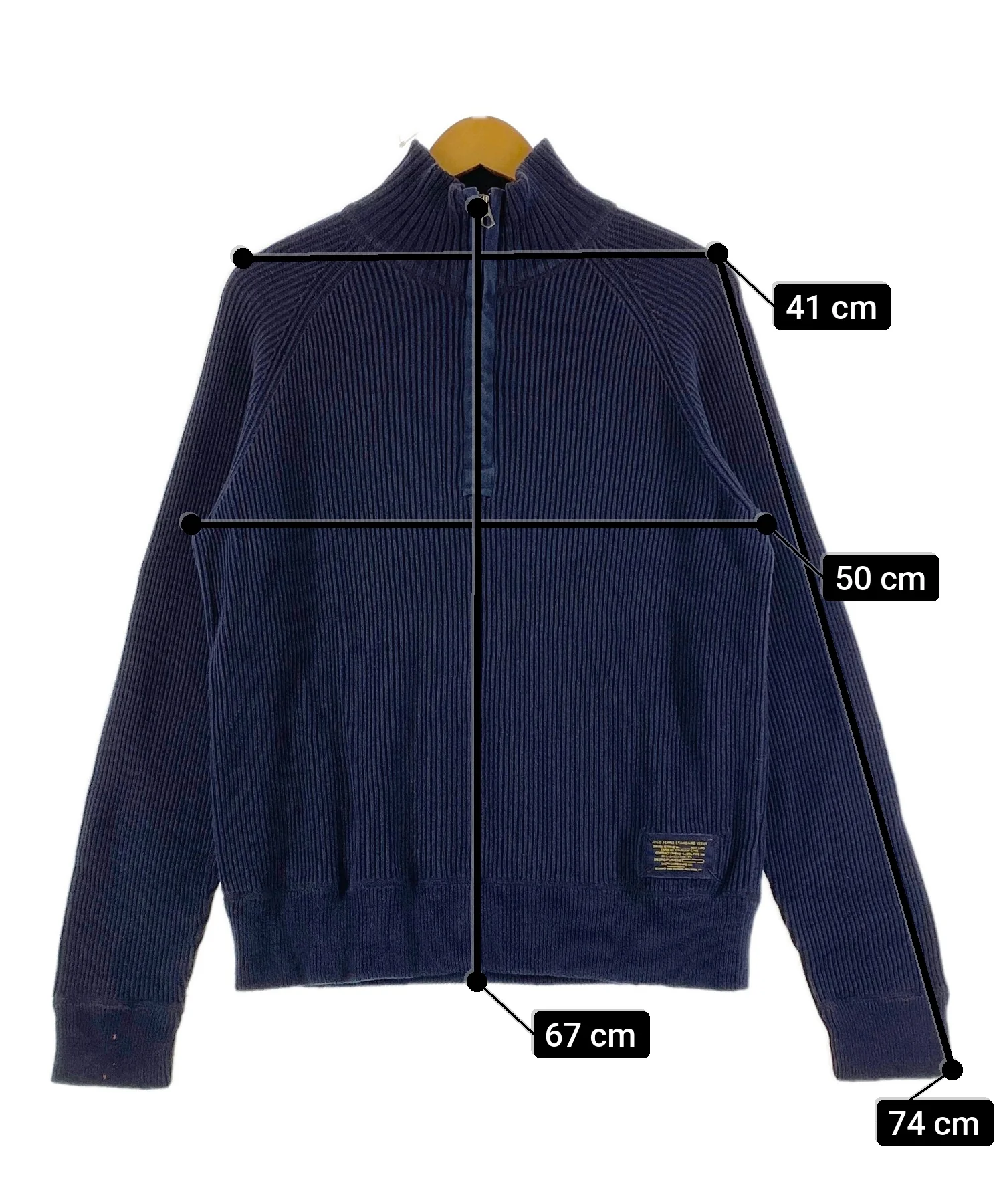 Ralph LaurenブランドハーフZIPニット - Image 7