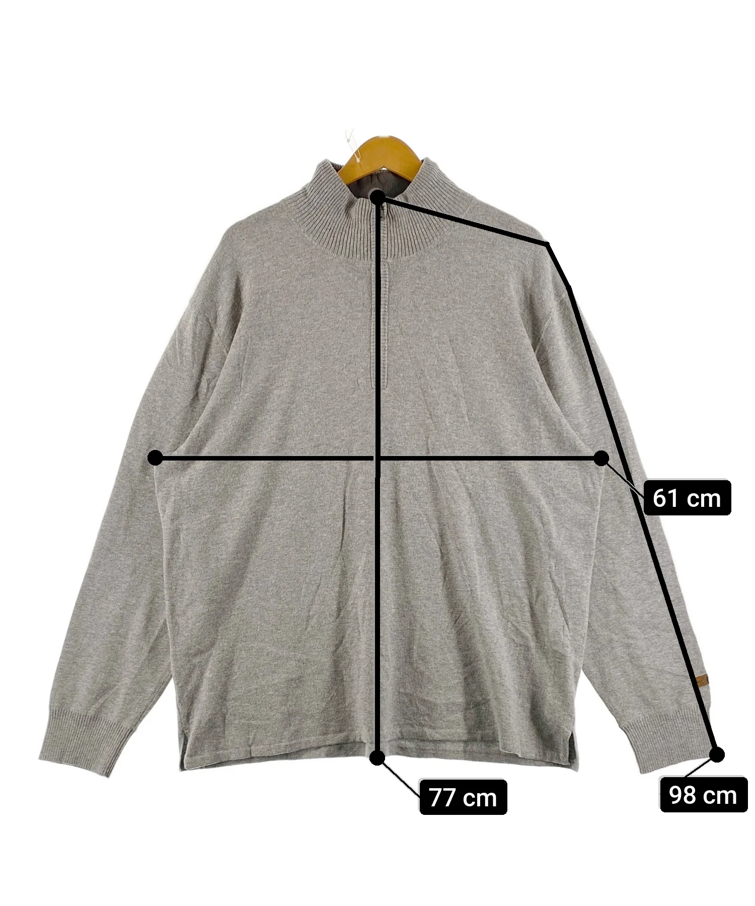 THE NORTH FACEブランドハーフZIPニット - Image 5