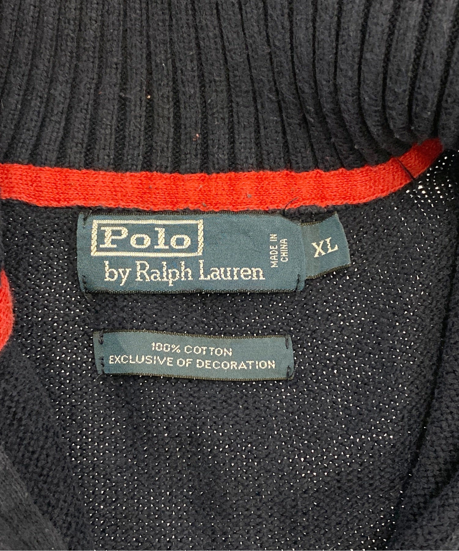 Ralph LaurenブランドハーフZIPニット - Image 3