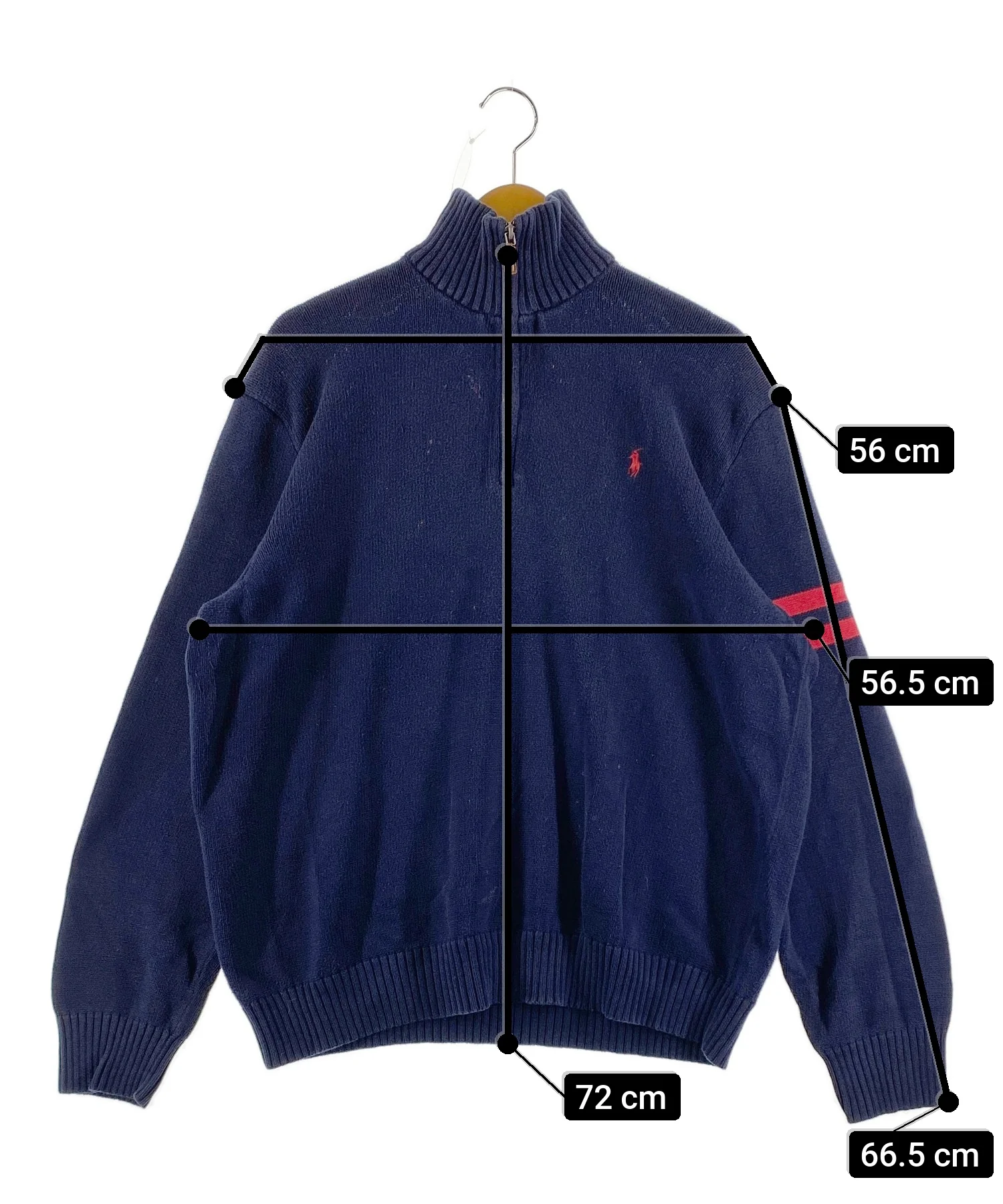 Ralph LaurenブランドハーフZIPニット - Image 8