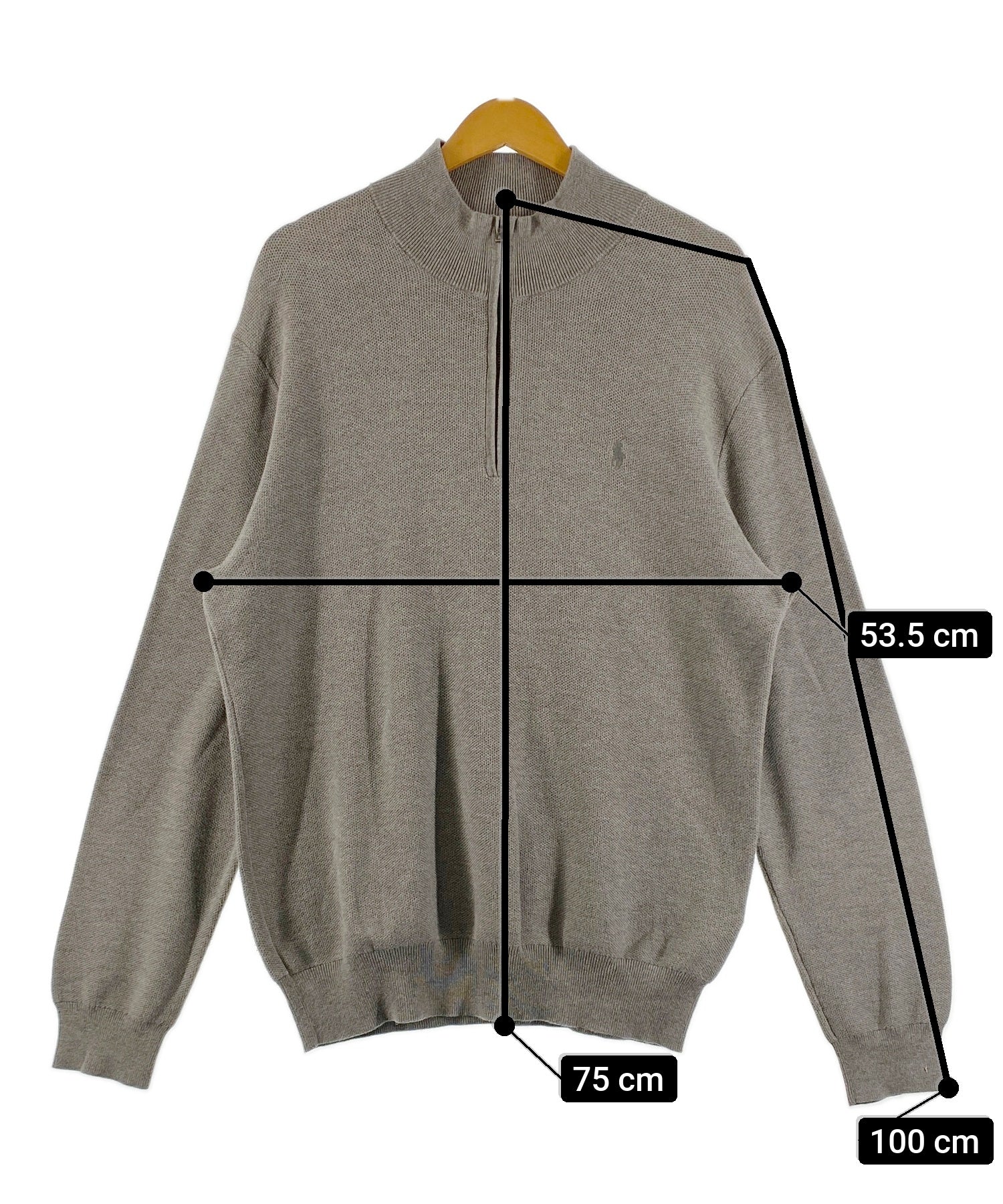Ralph LaurenブランドハーフZIPニット - Image 7