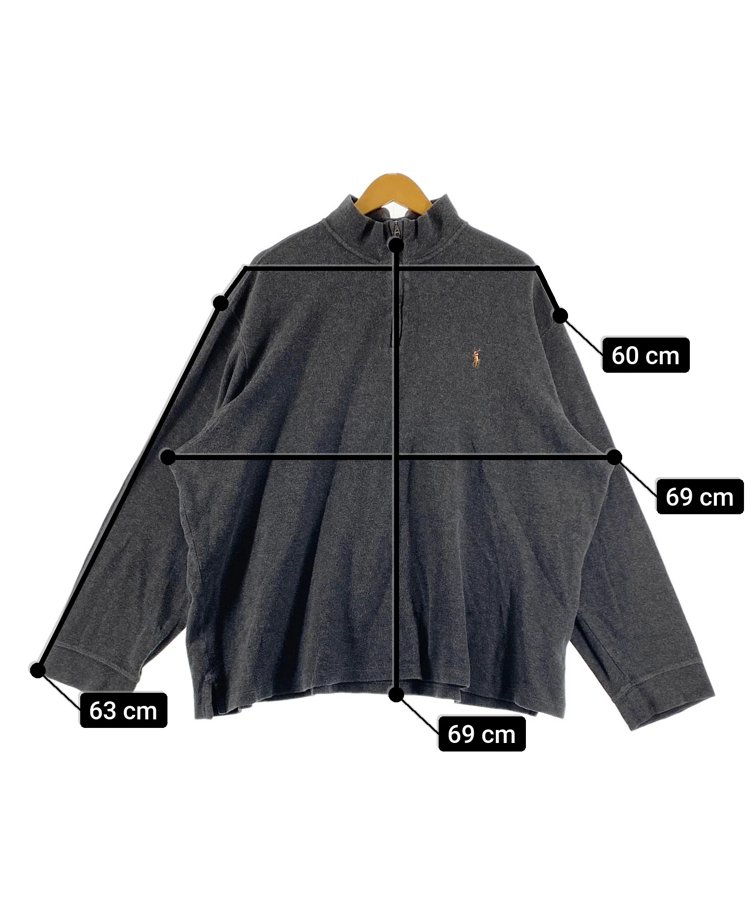 Ralph LaurenブランドハーフZIPニット - Image 6
