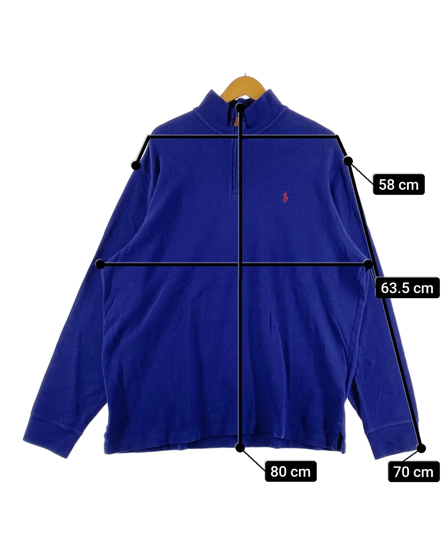Ralph LaurenブランドハーフZIPニット - Image 5