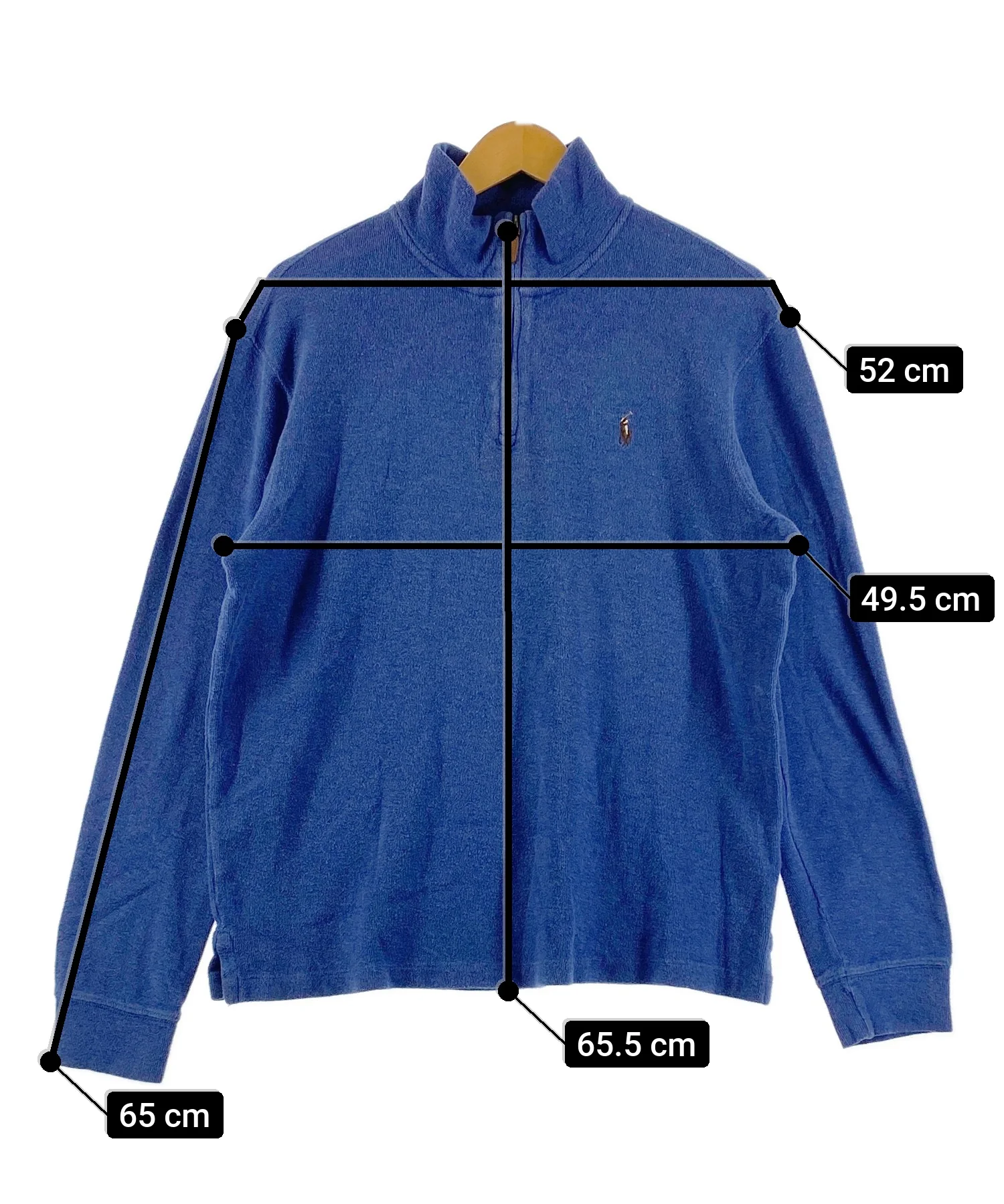 Ralph LaurenブランドハーフZIPニット - Image 5