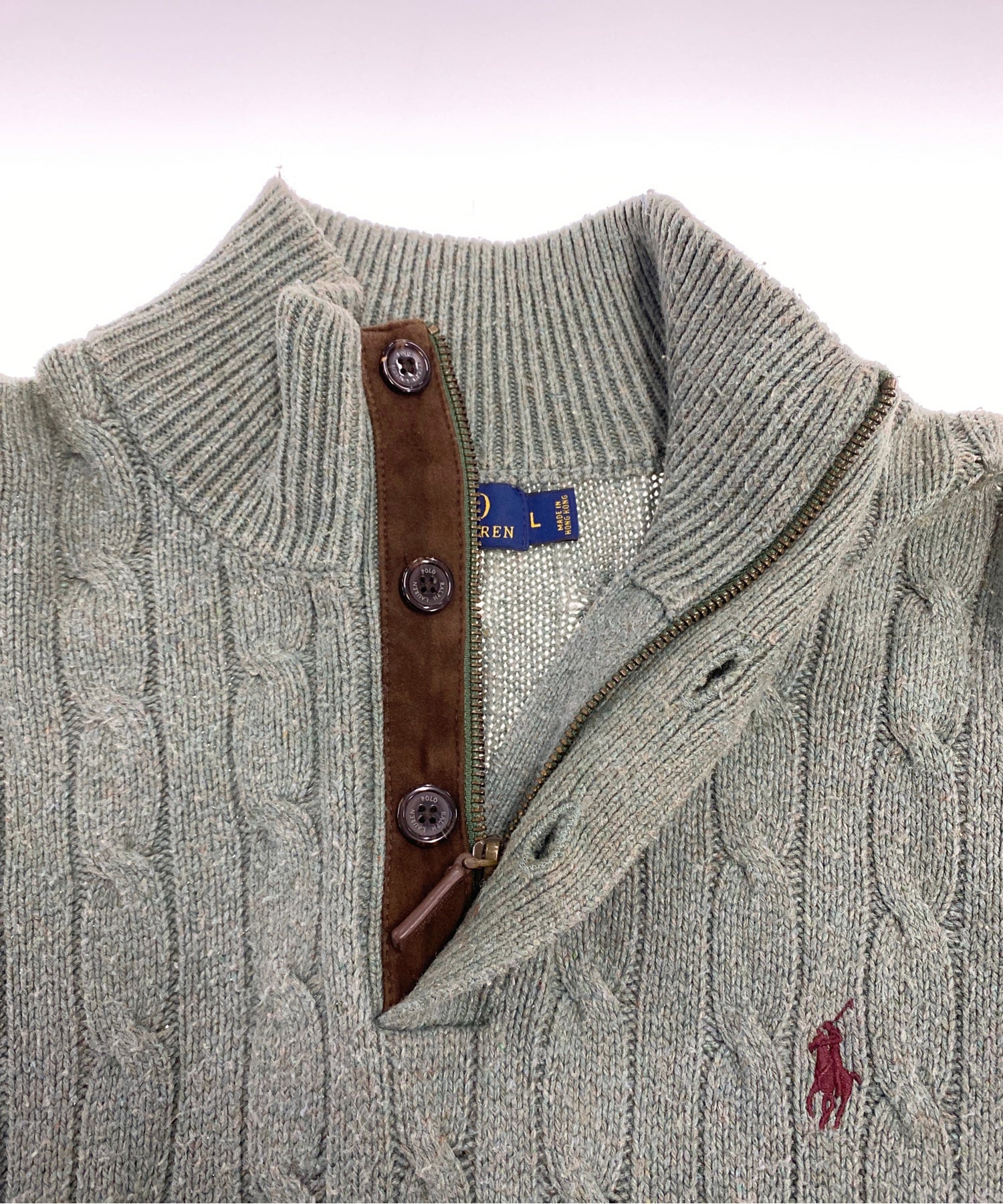 Ralph LaurenブランドハーフZIPニット - Image 5