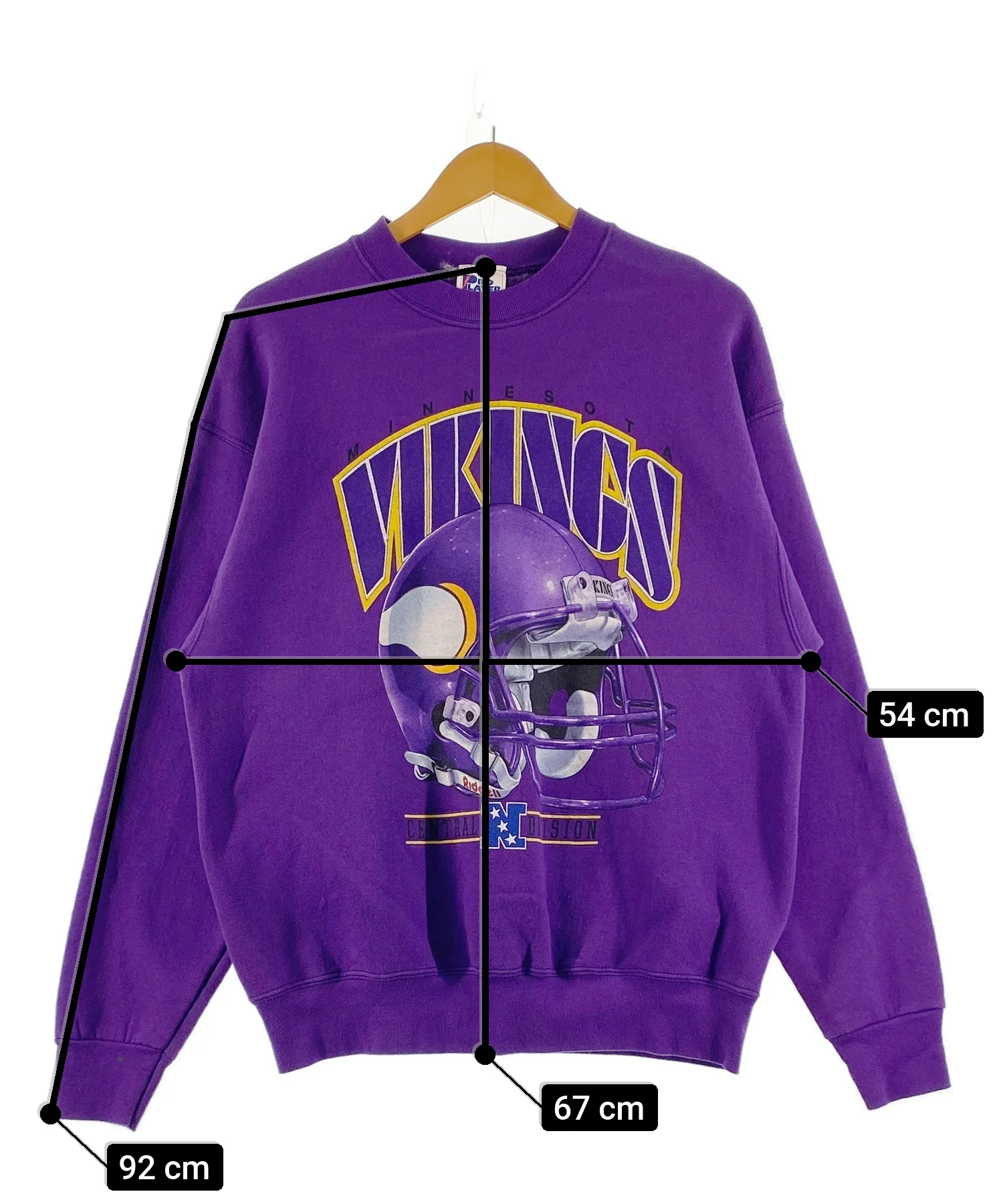 MIENNESOTA VIKINGSチームロゴスウェット - Image 9