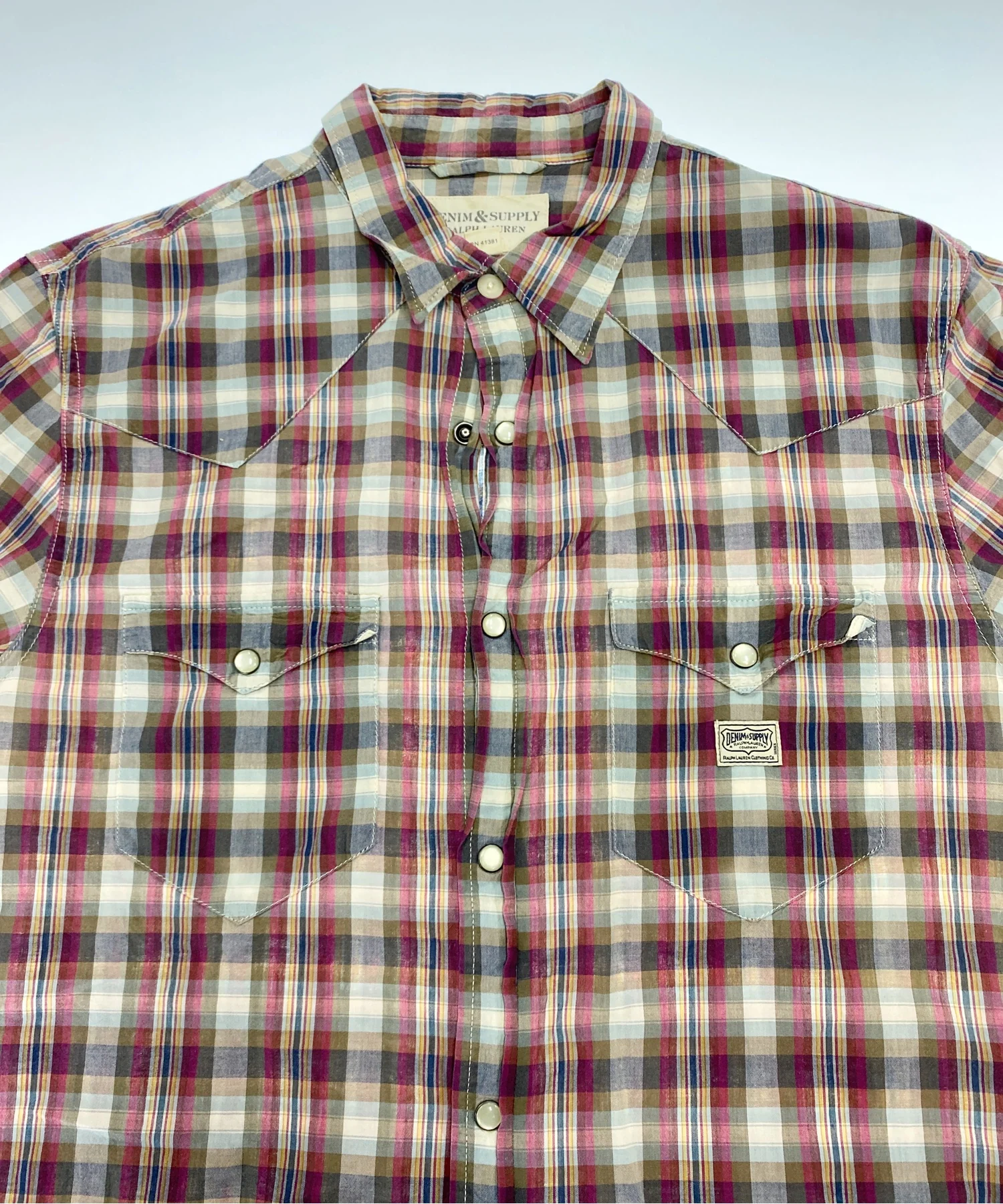Ralph Laurenチェックブランドシャツ - Image 4