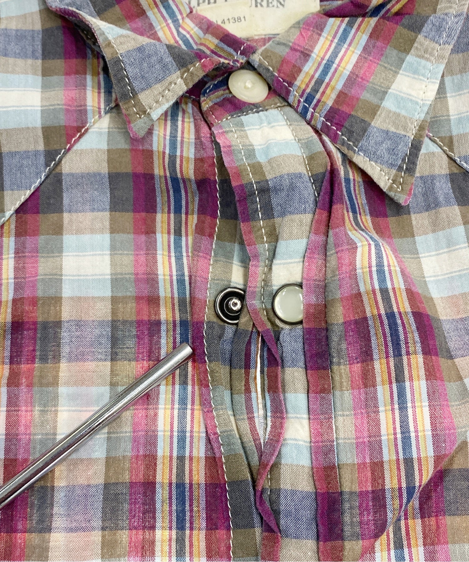 Ralph Laurenチェックブランドシャツ - Image 6