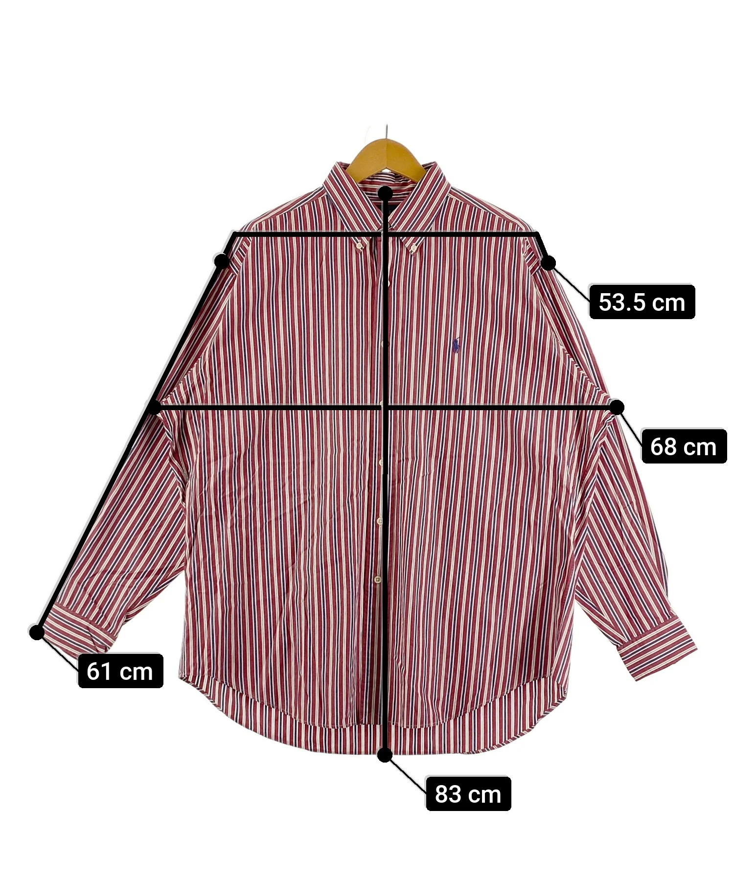 Ralph Laurenストライプブランドシャツ - Image 7