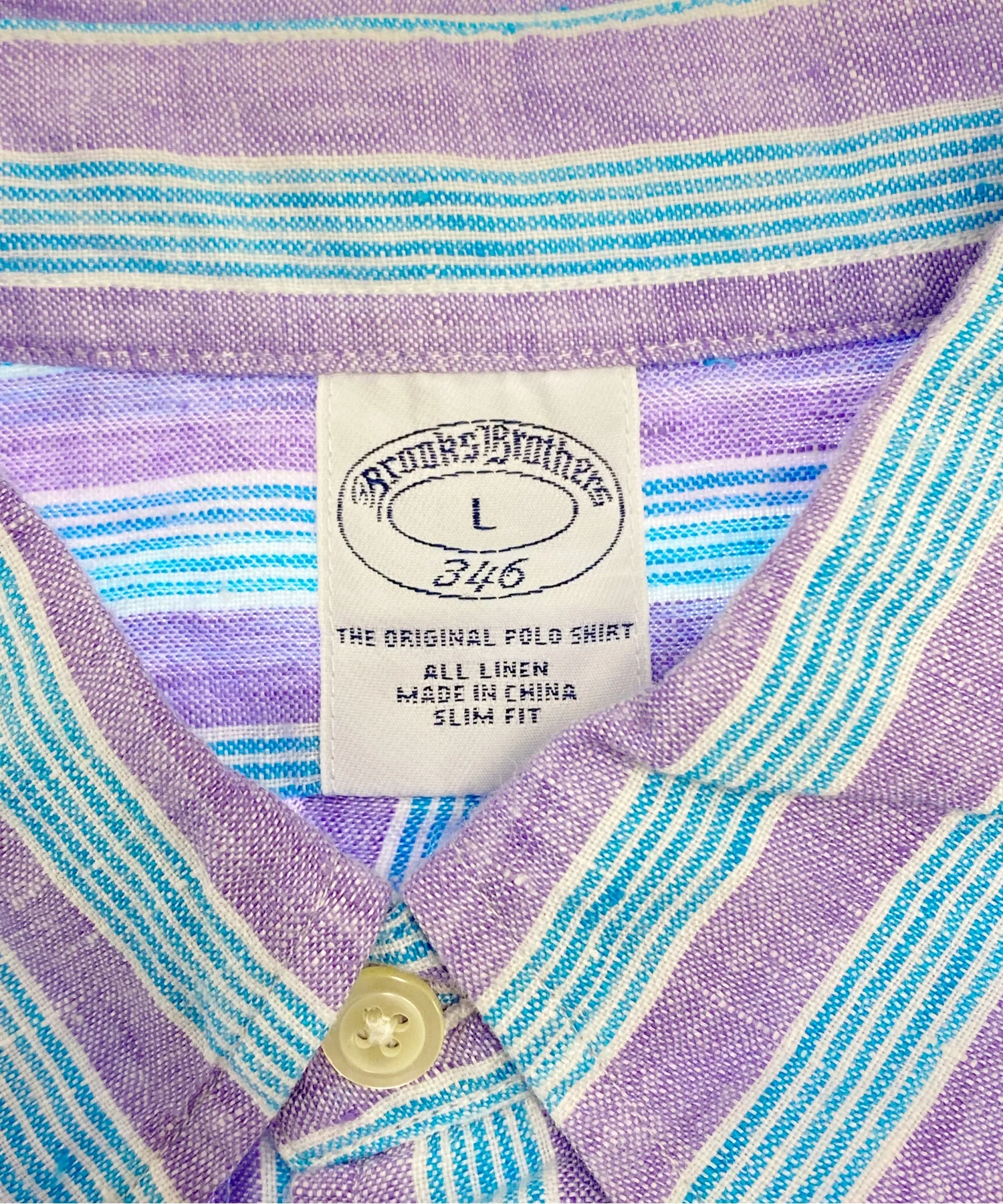 Brooks Brothersストライプブランドシャツ - Image 3