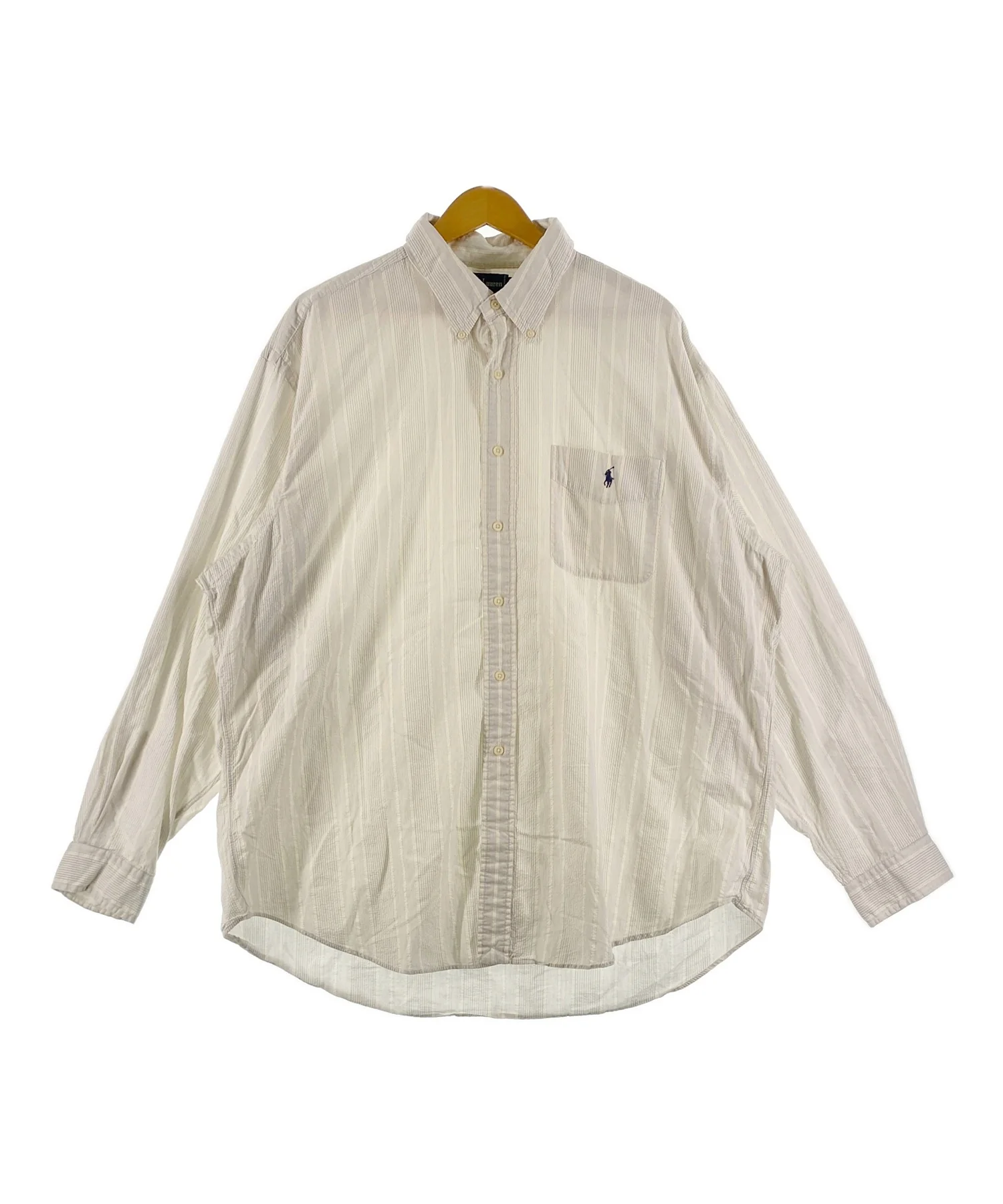 Ralph Laurenストライプブランドシャツ
