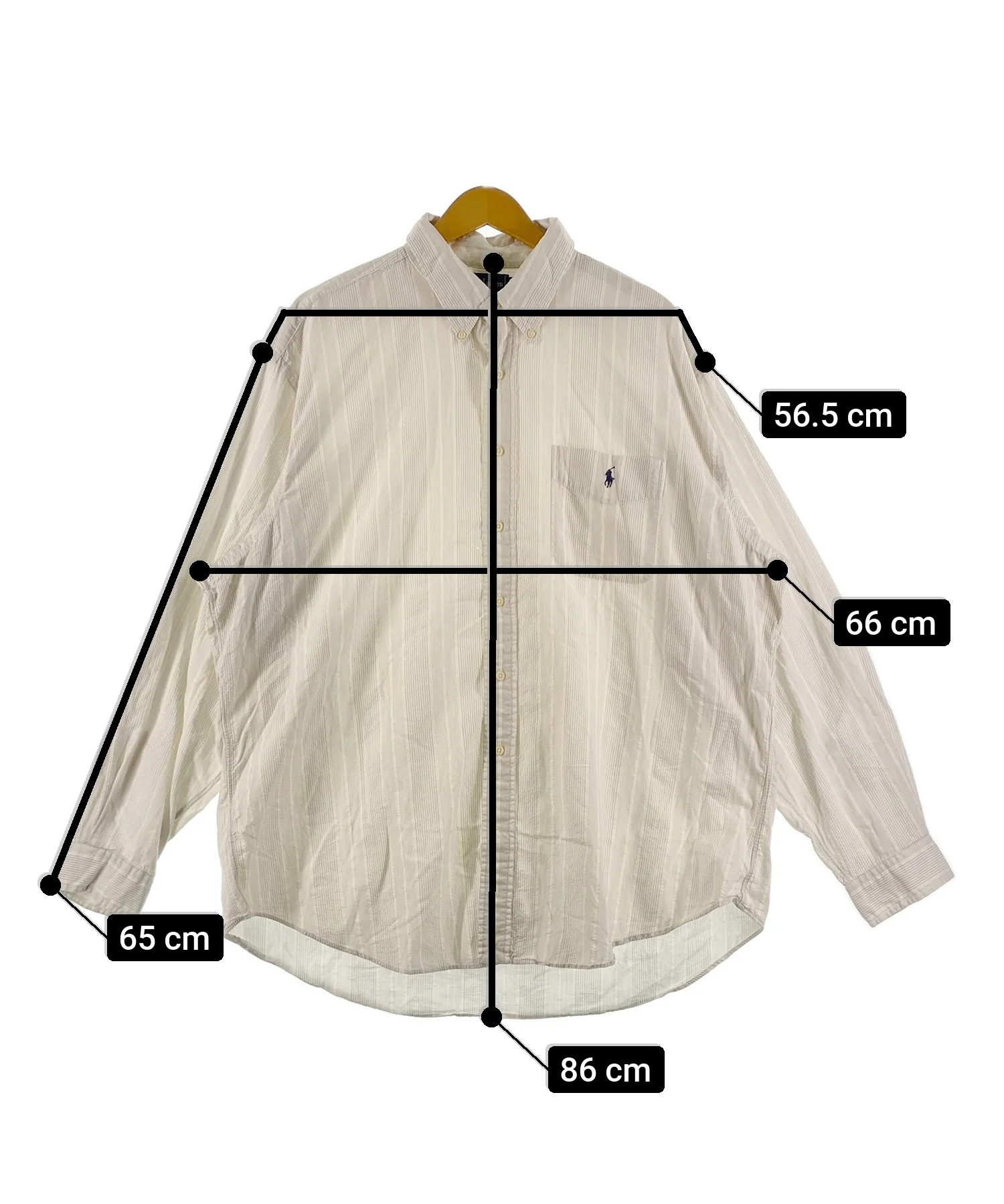 Ralph Laurenストライプブランドシャツ - Image 8