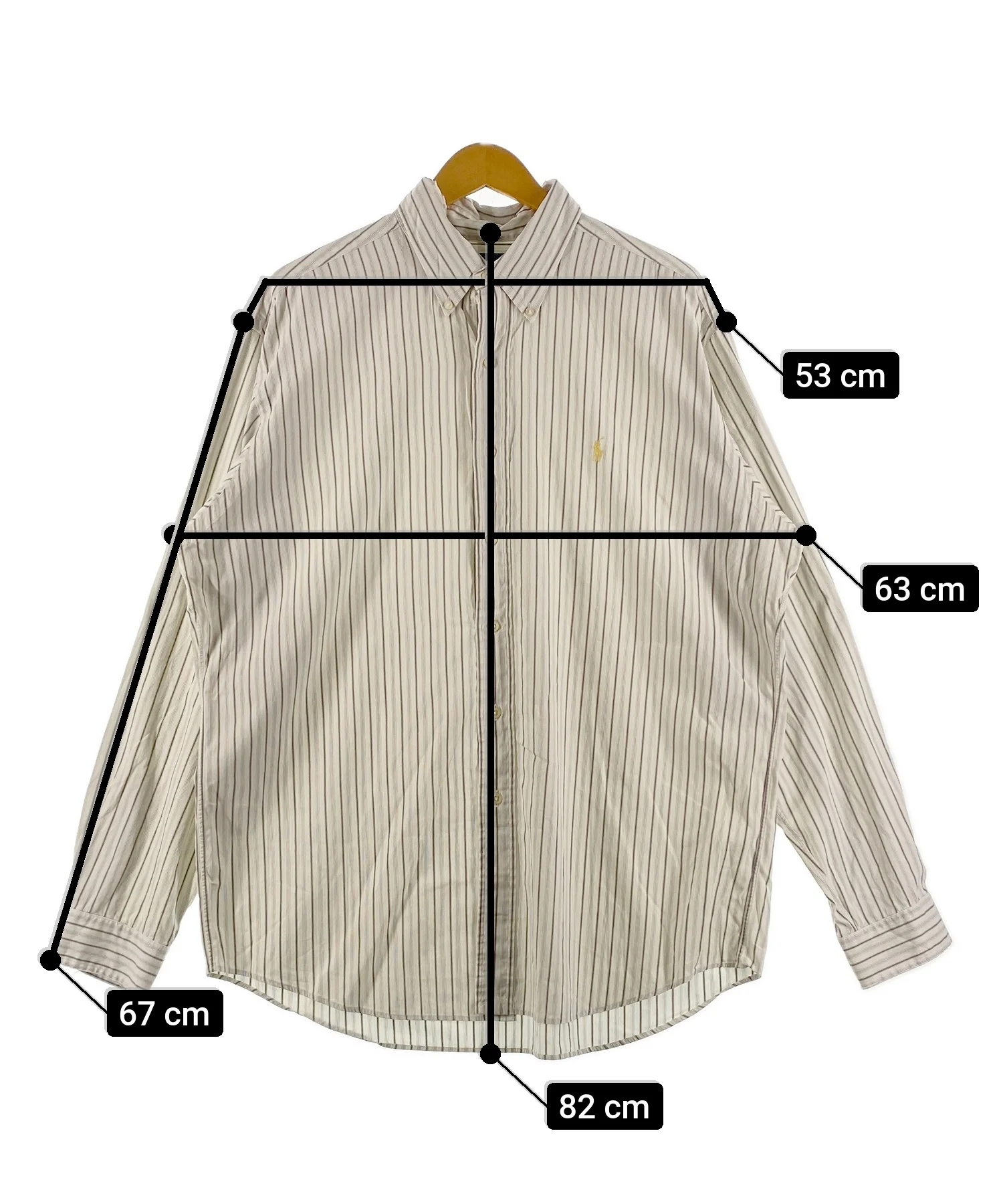Ralph Laurenストライプブランドシャツ - Image 9