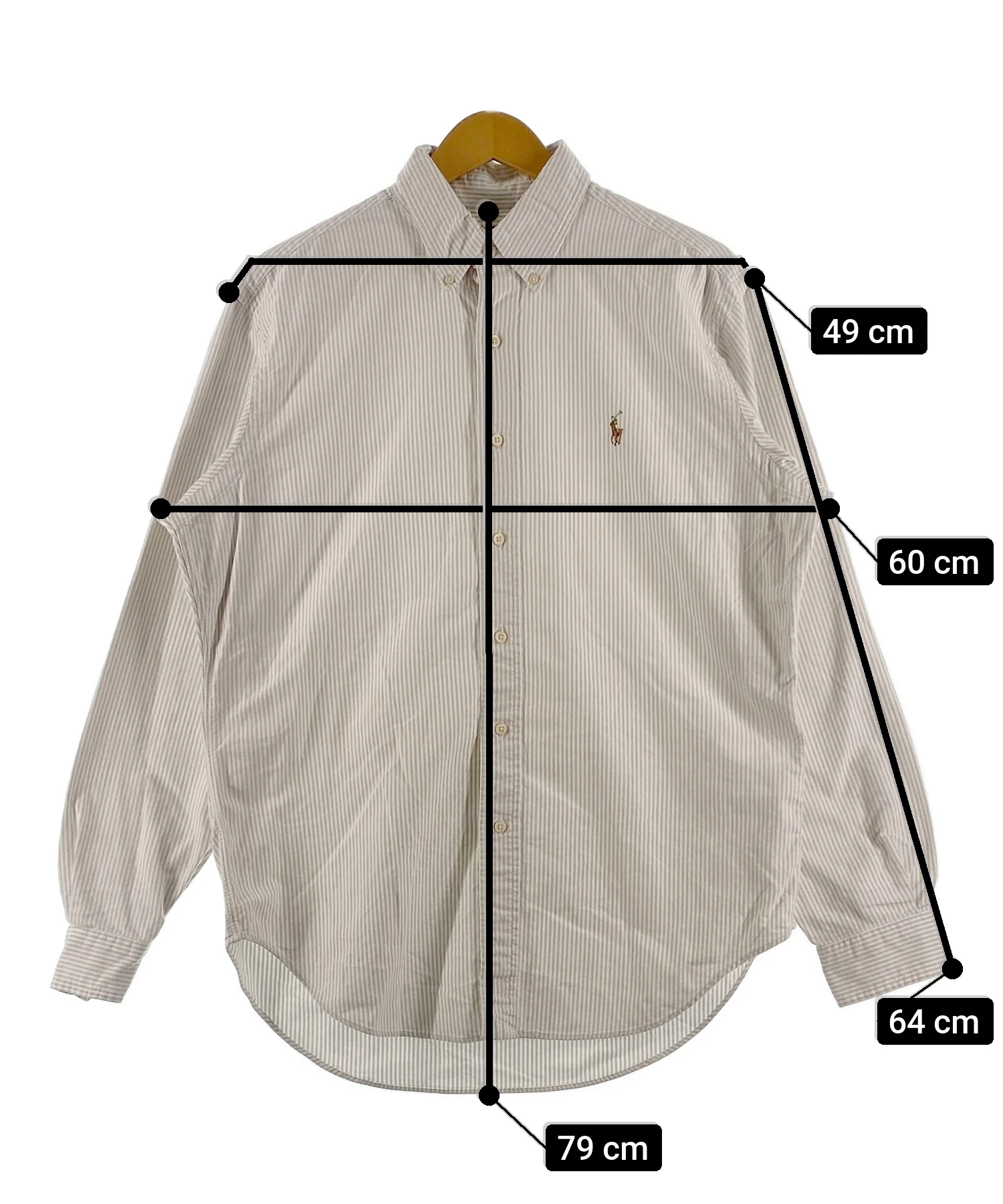 Ralph Laurenストライプブランドシャツ - Image 6