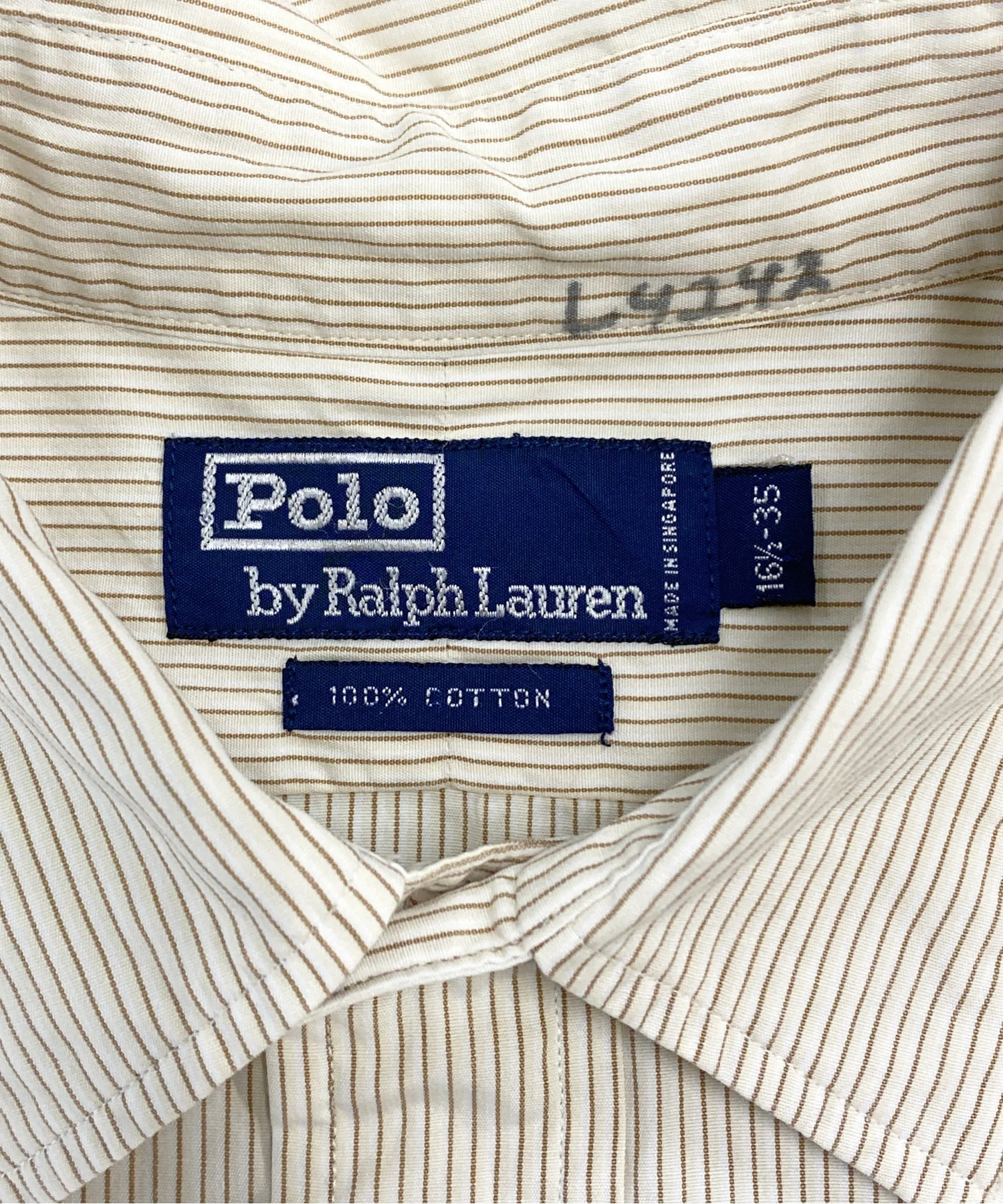 Ralph Laurenストライプブランドシャツ - Image 3