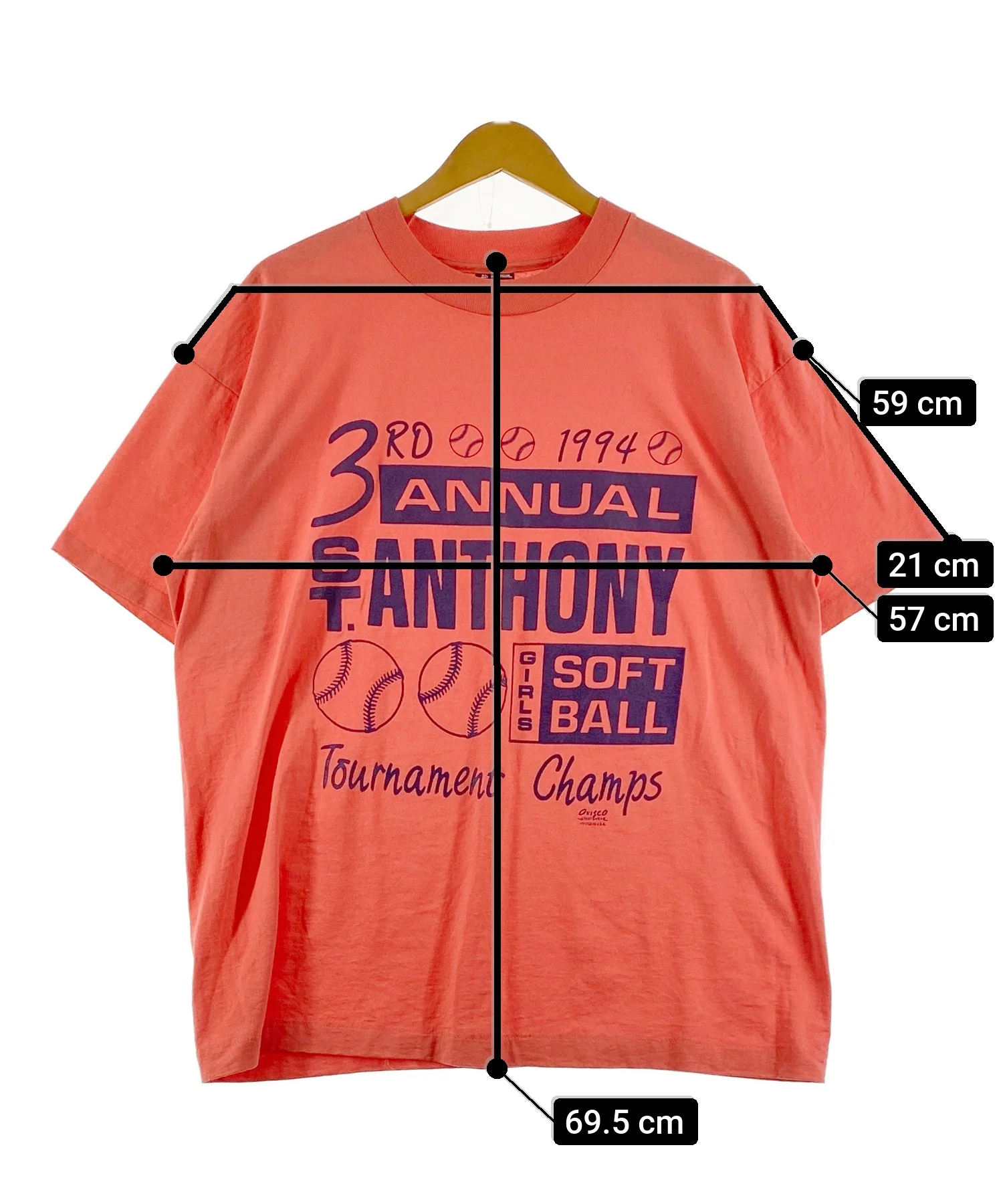 FRUIT OF THE LOOM 90STシャツ - Image 6
