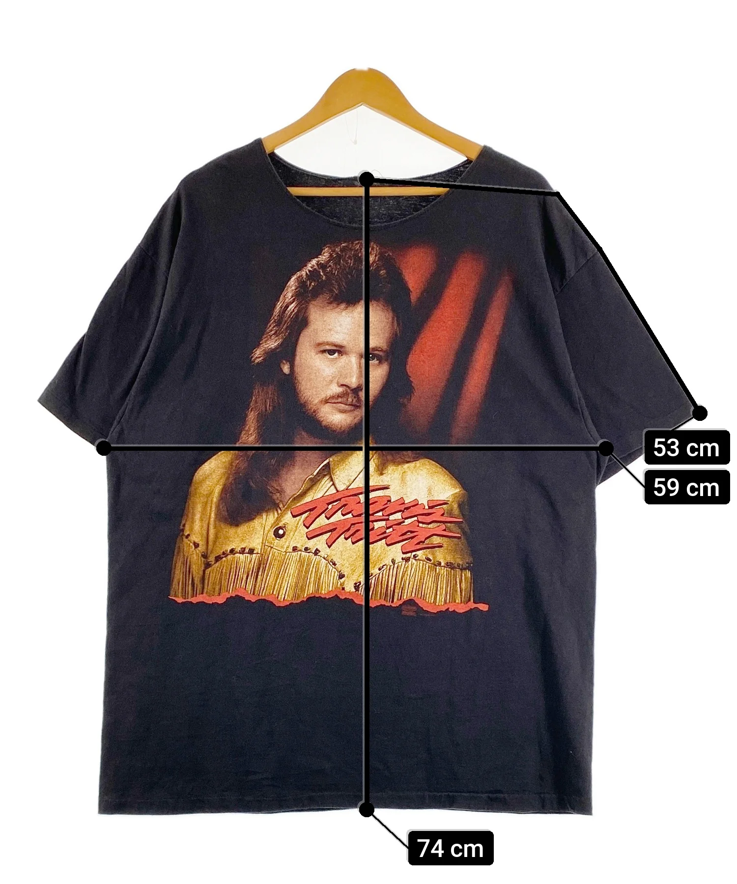 Travis Tritt 90STシャツ - Image 8