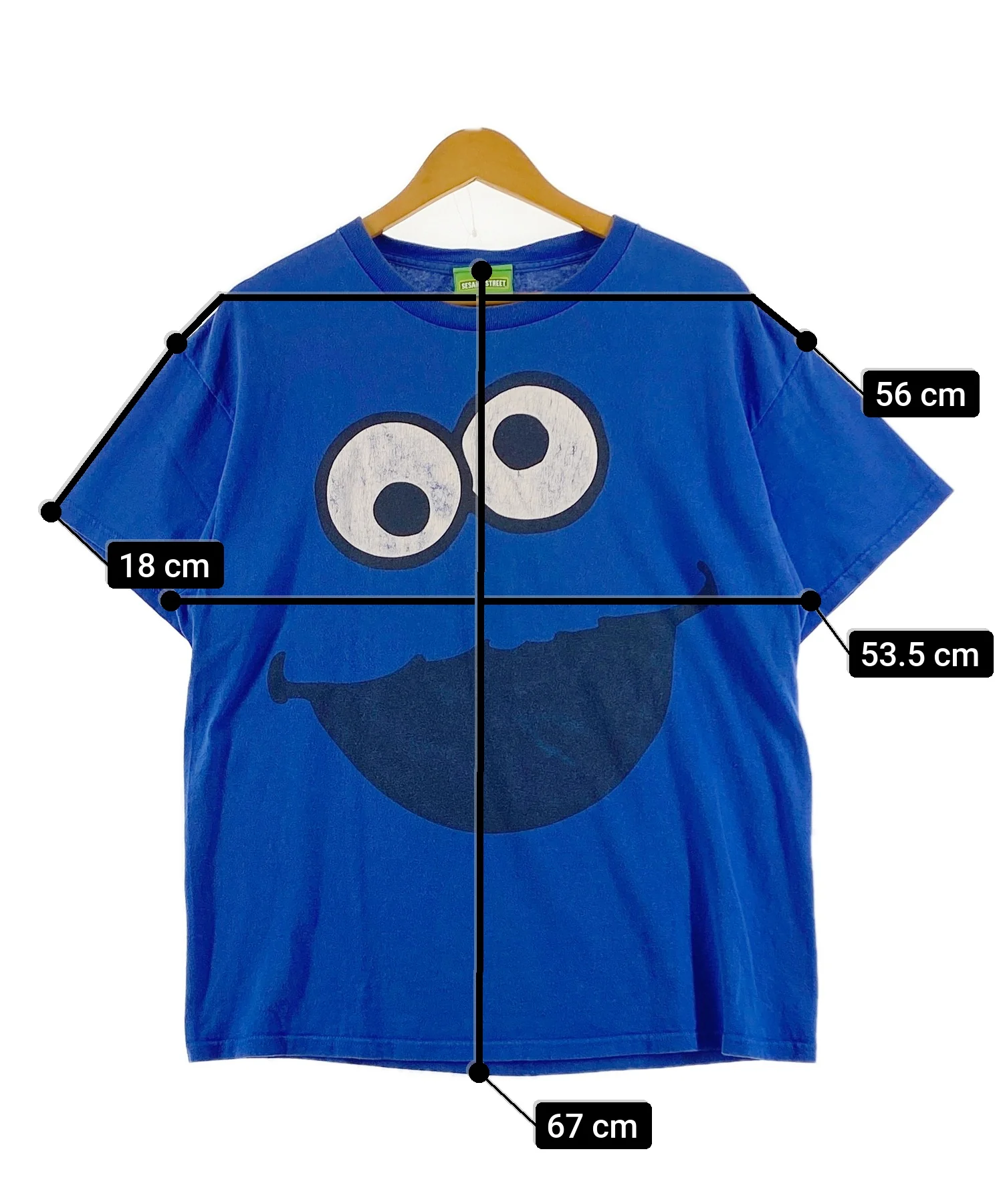 クッキーモンスター キャラクターTシャツ - Image 5