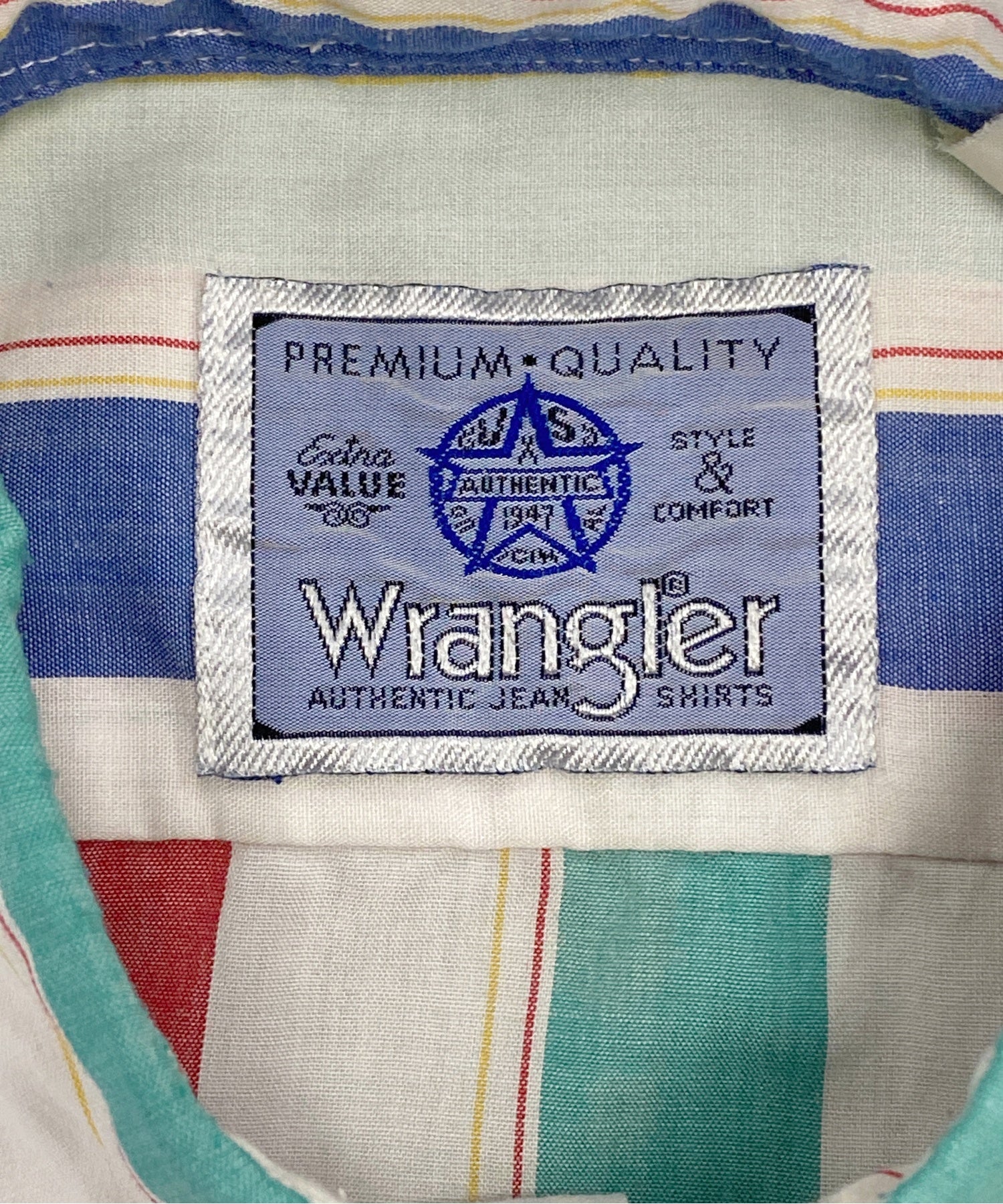 Wrangler 半袖ストライプシャツ - Image 3