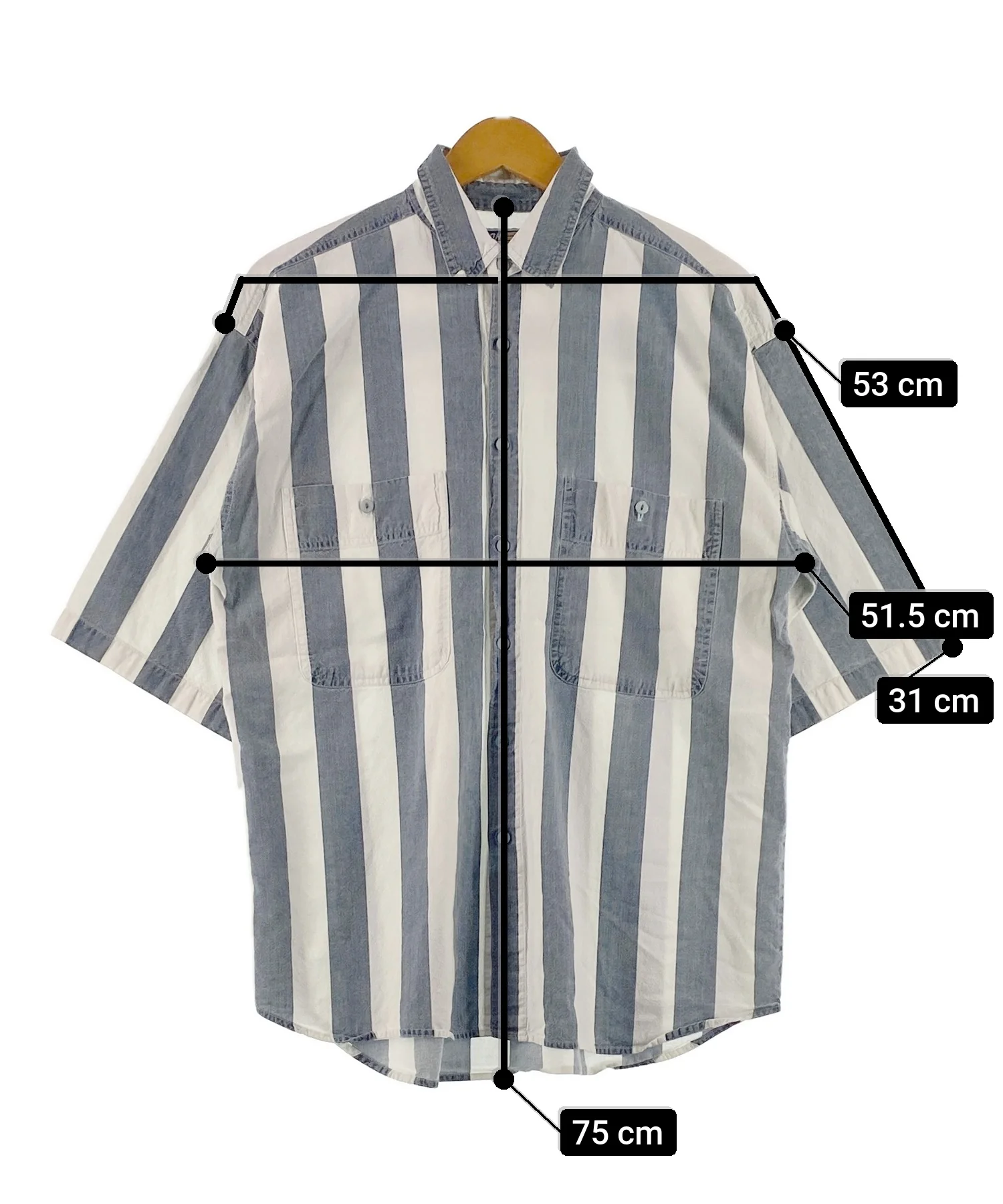 SHAH SAFARI 半袖ストライプシャツ - Image 6
