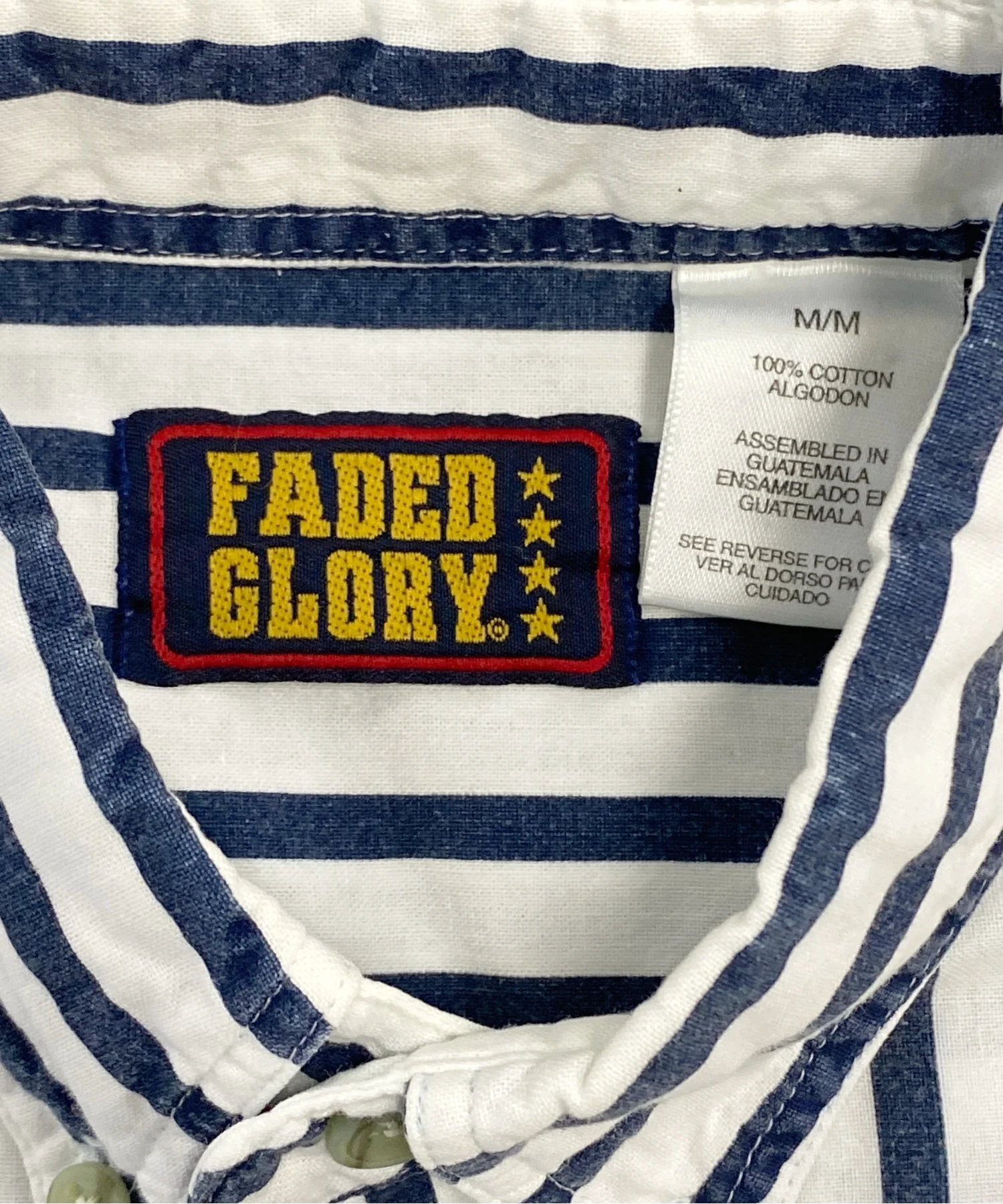 FADED GLORY 半袖ストライプシャツ - Image 3