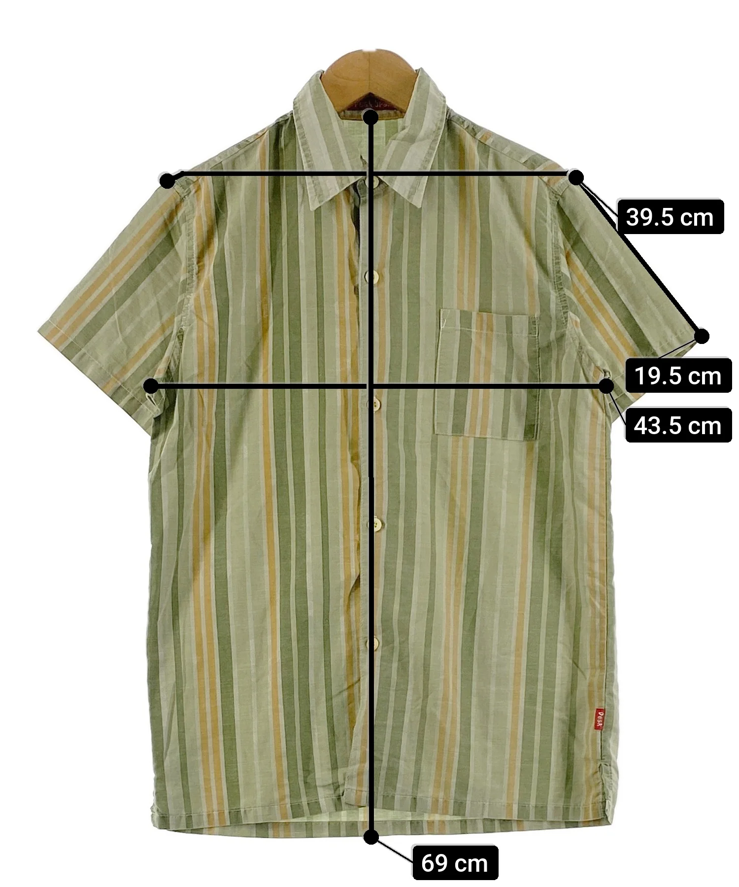Peak brand 半袖ストライプシャツ - Image 6