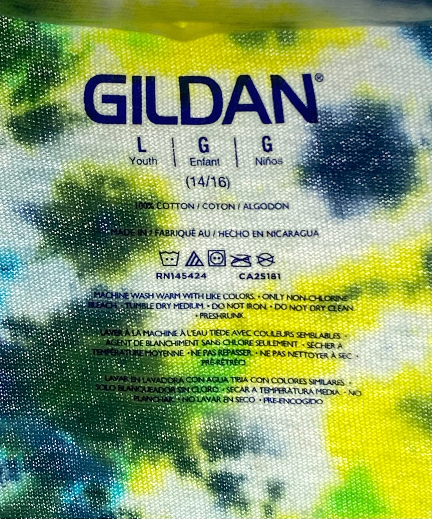 GILDAN タイダイTシャツ - Image 3