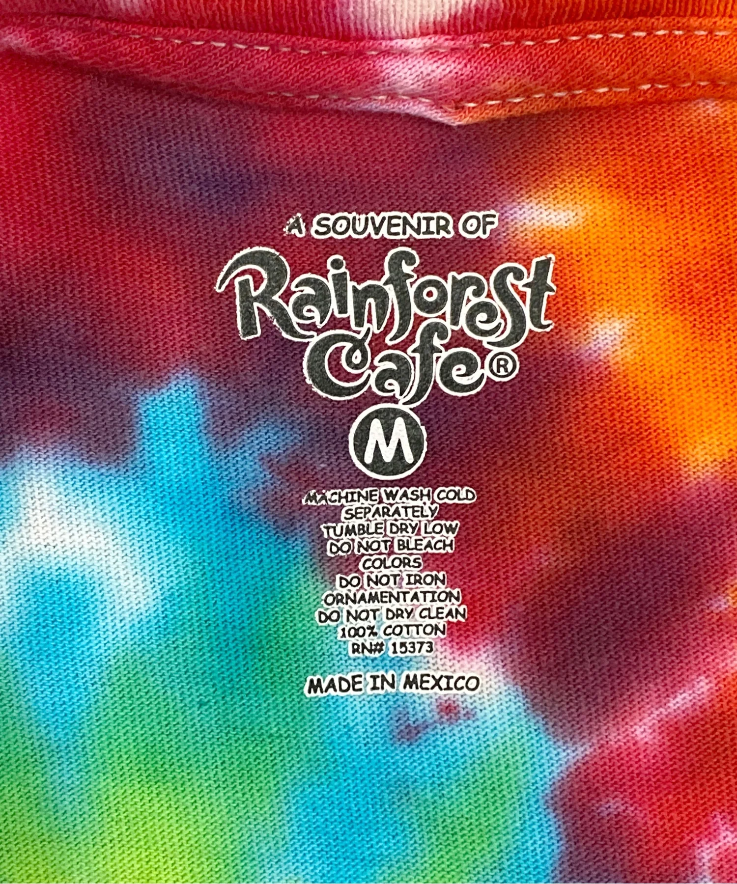 Rainforest Cafe タイダイTシャツ - Image 3